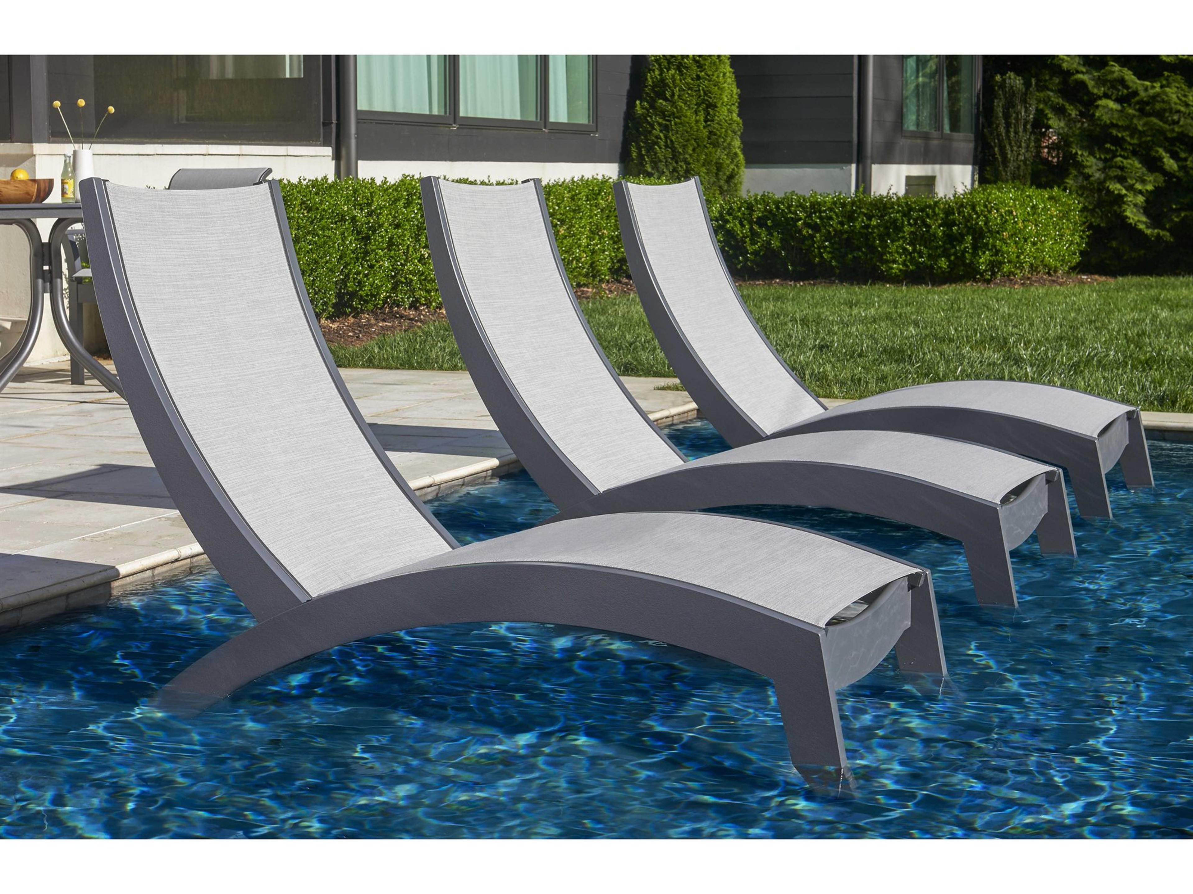 Dune Marine Grade Polymer Sling Outdoor Patio Lounge Set