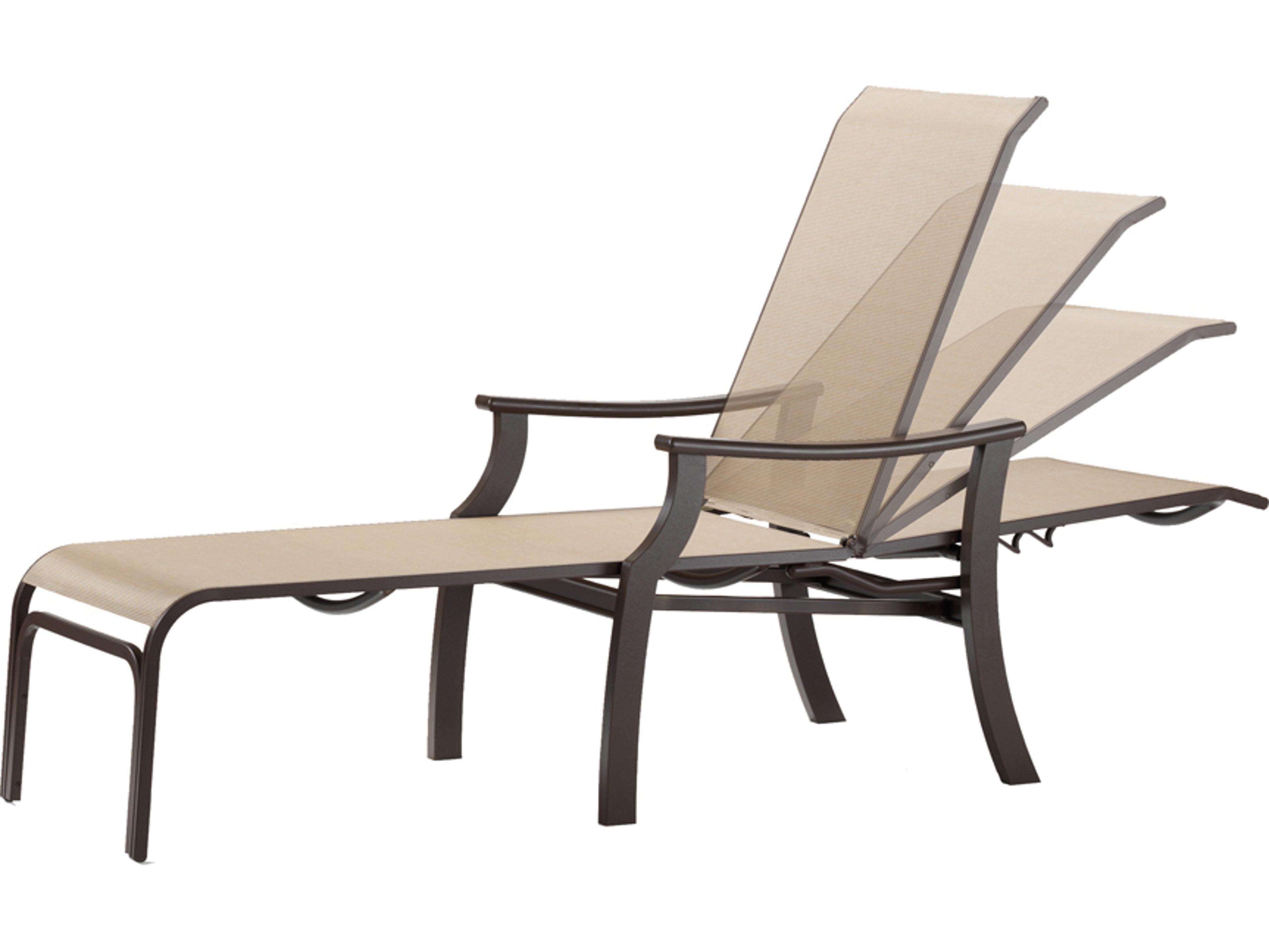 Telescope Casual St. Catherine Marine Grade Polymer Sling Lay-Flat Patio Chaise Lounge