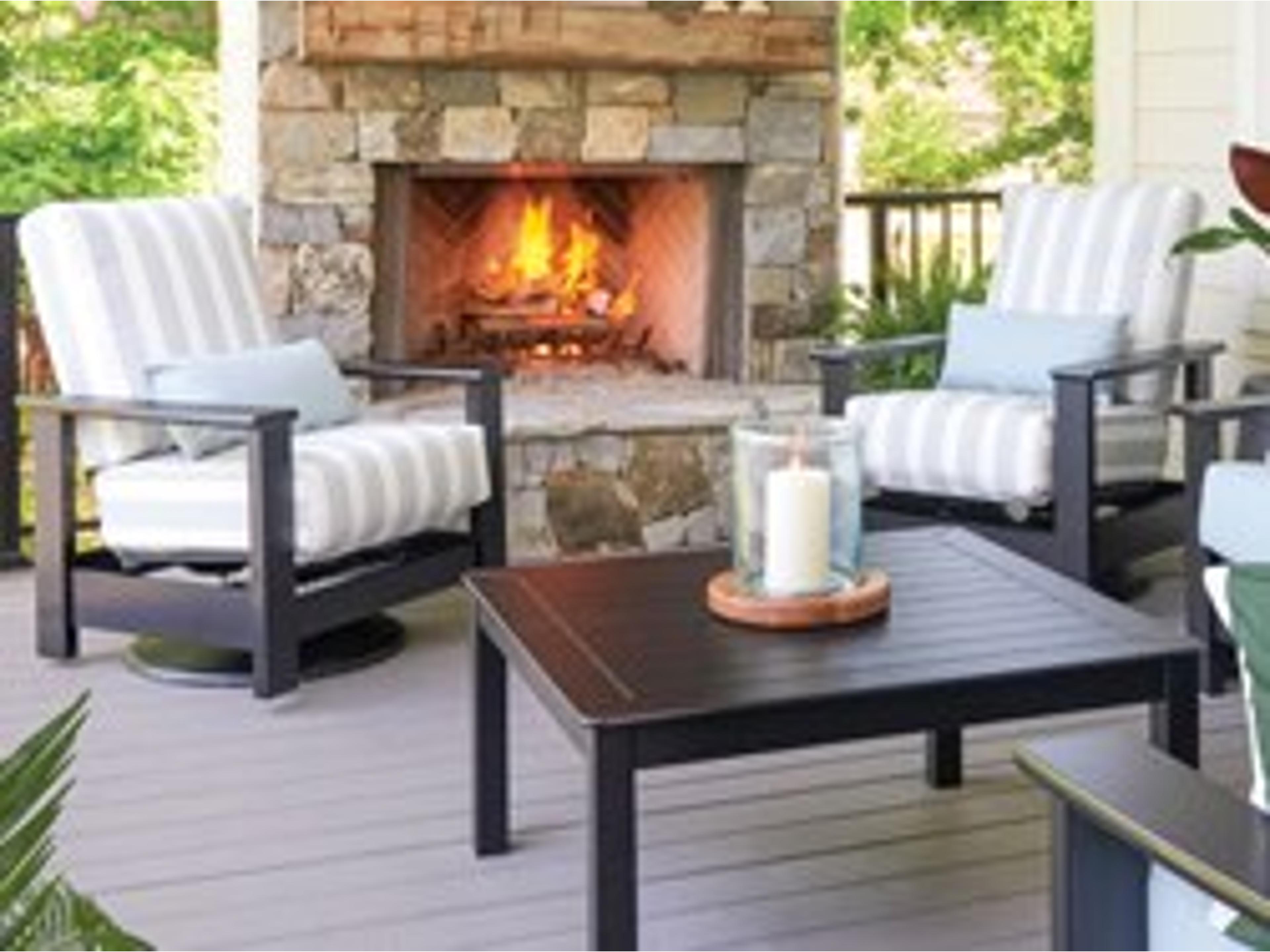 Leeward Mgp Deep Seat Recycled Plastic Cushion Lounge Set