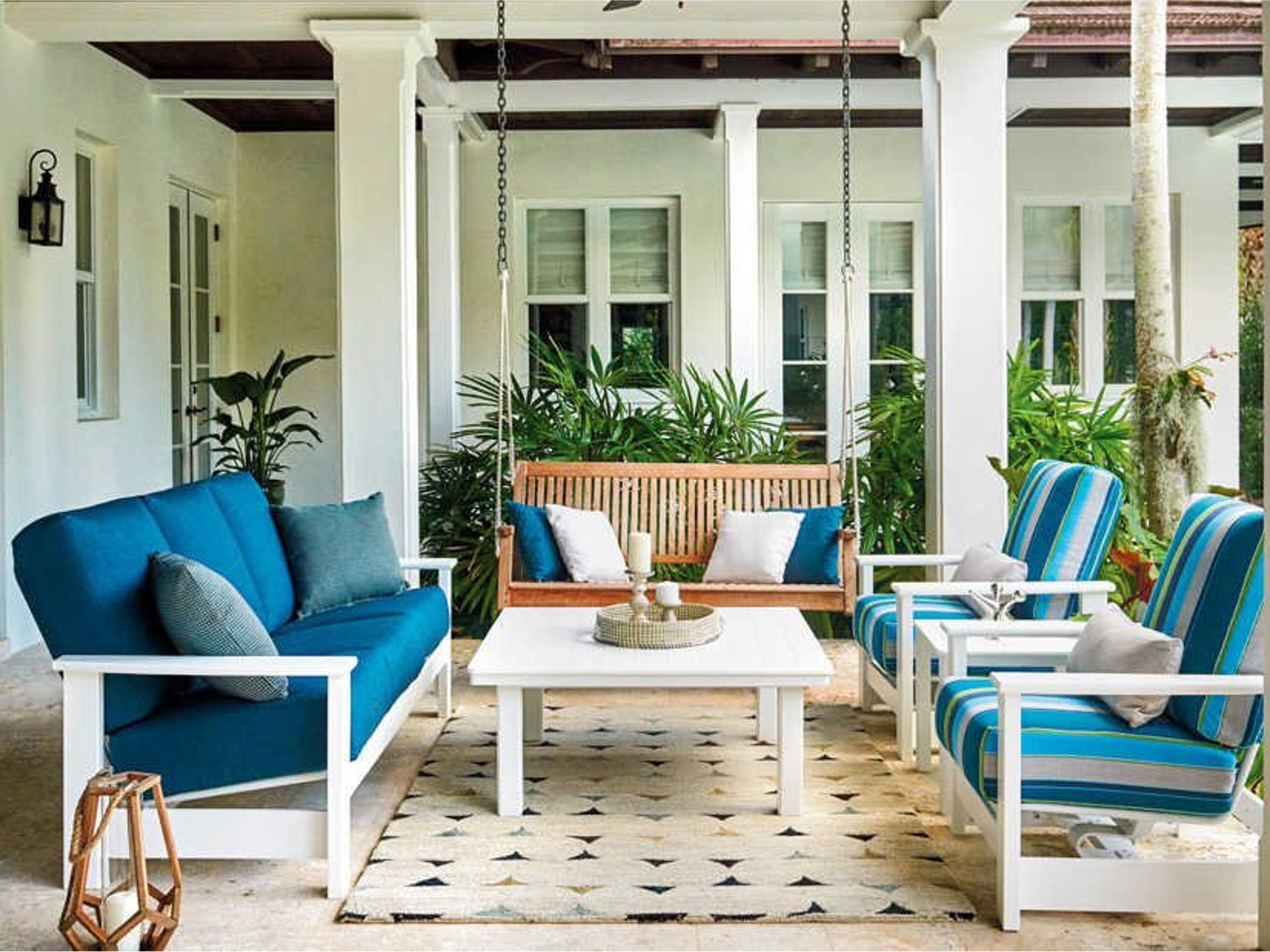 Leeward Marine Grade Polymer Deep Seat Outdoor Lounge Set