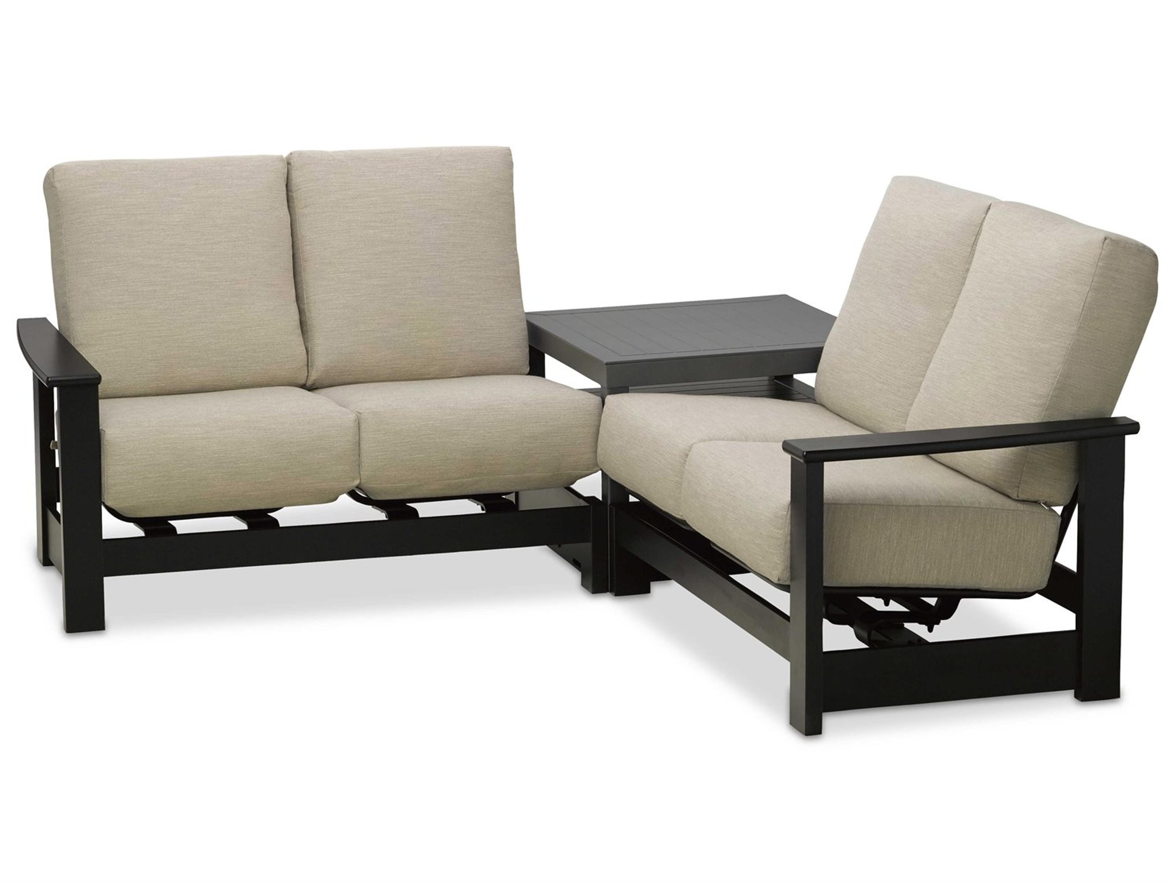 Leeward Marine Grade Polymer Deep Seat Sectional Lounge Set