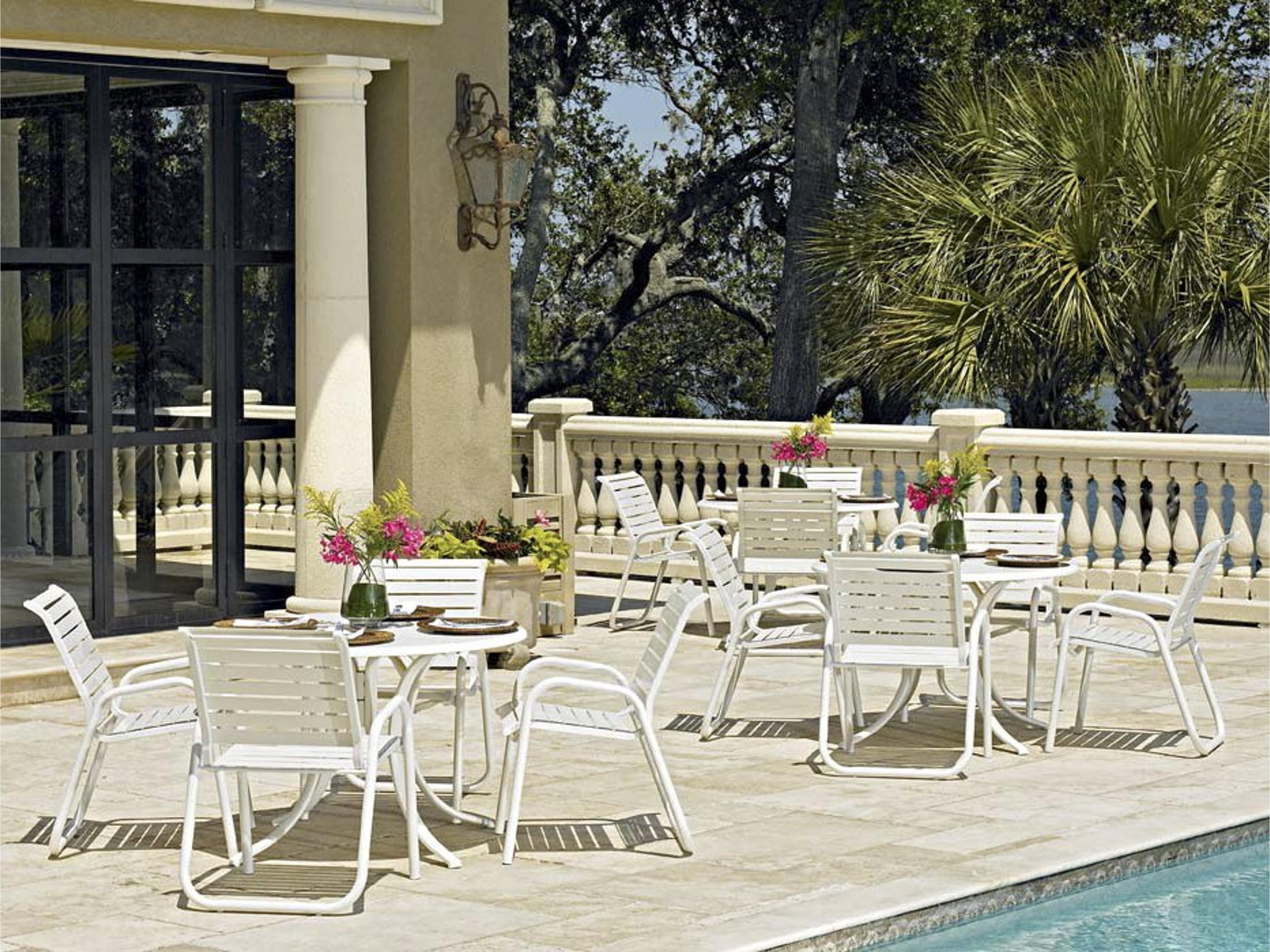 Reliance Contract Strap Aluminum Dining Set