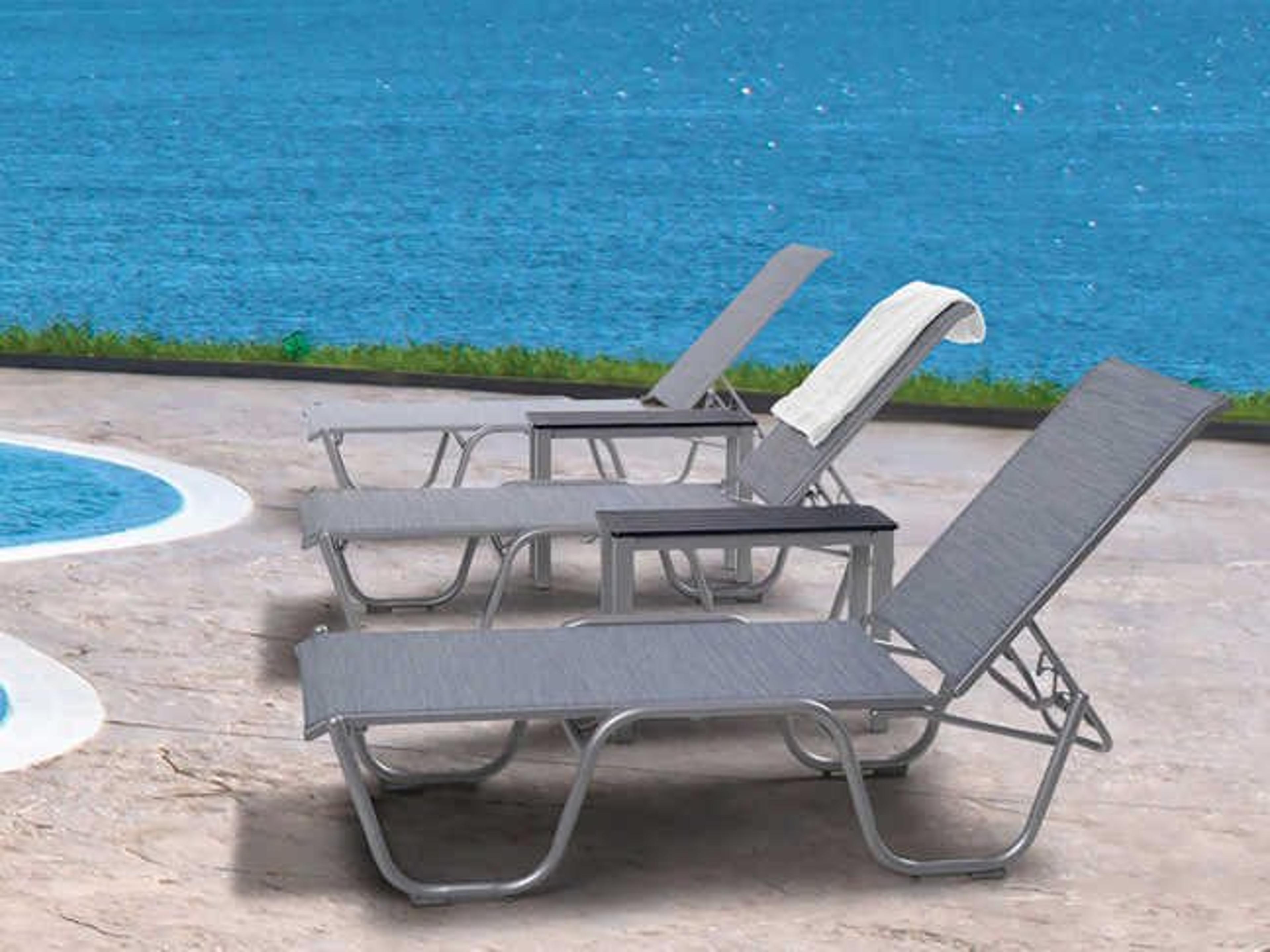 Reliance Sling Aluminum Patio Lounge Set