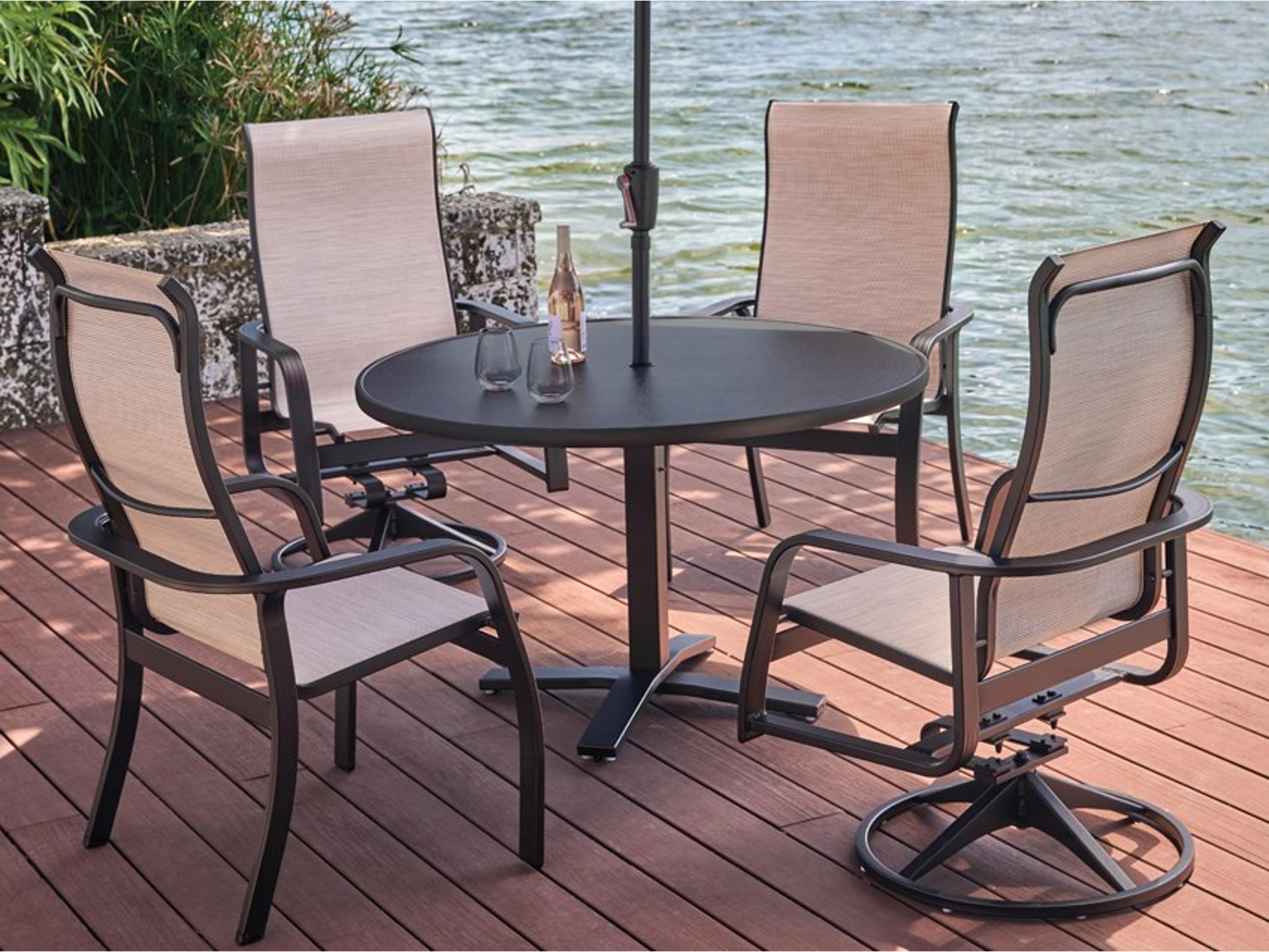 Soho Sling Aluminum Dining Set