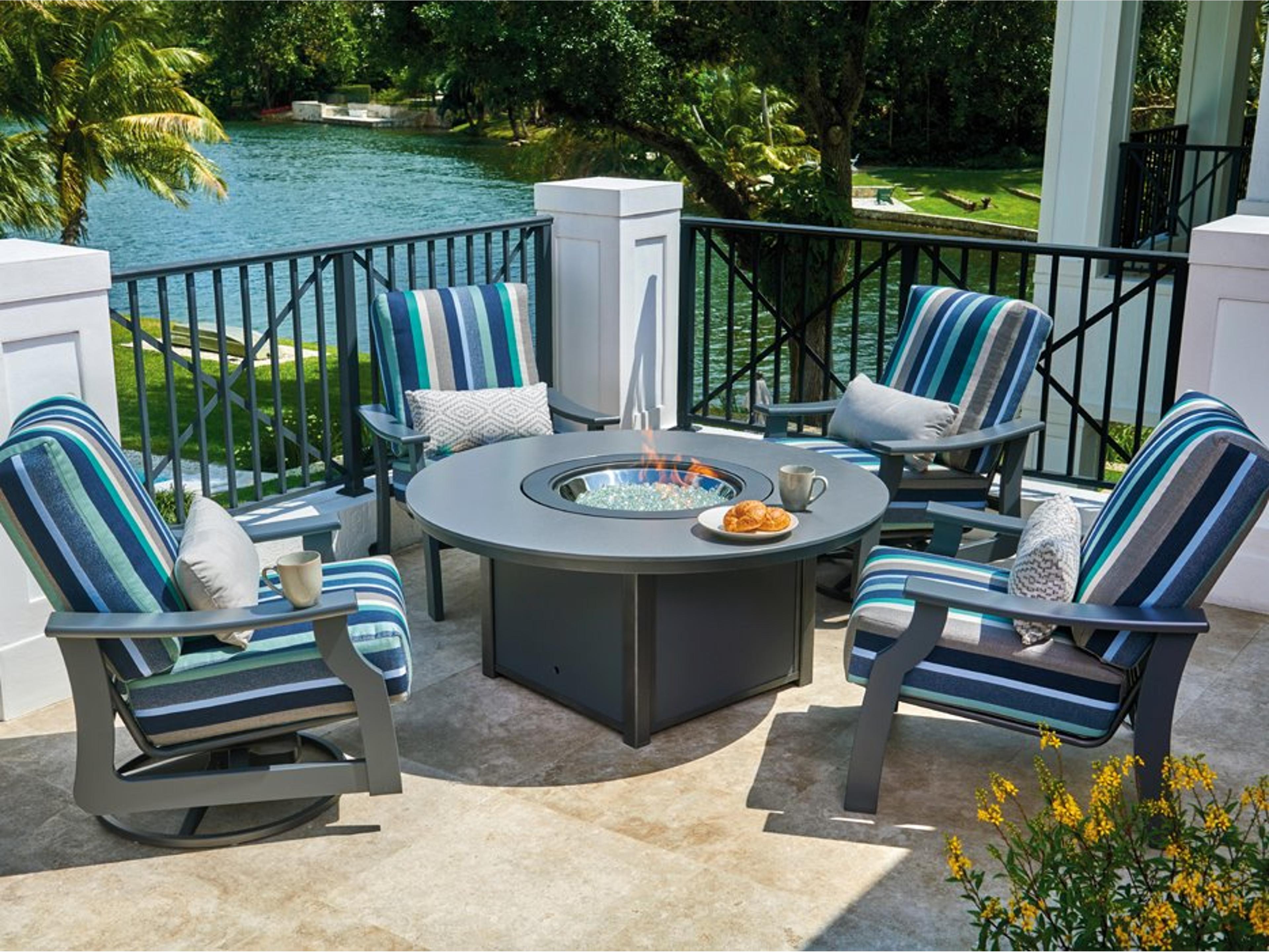 St. Catherine MGP Cushion Firepit Lounge Set