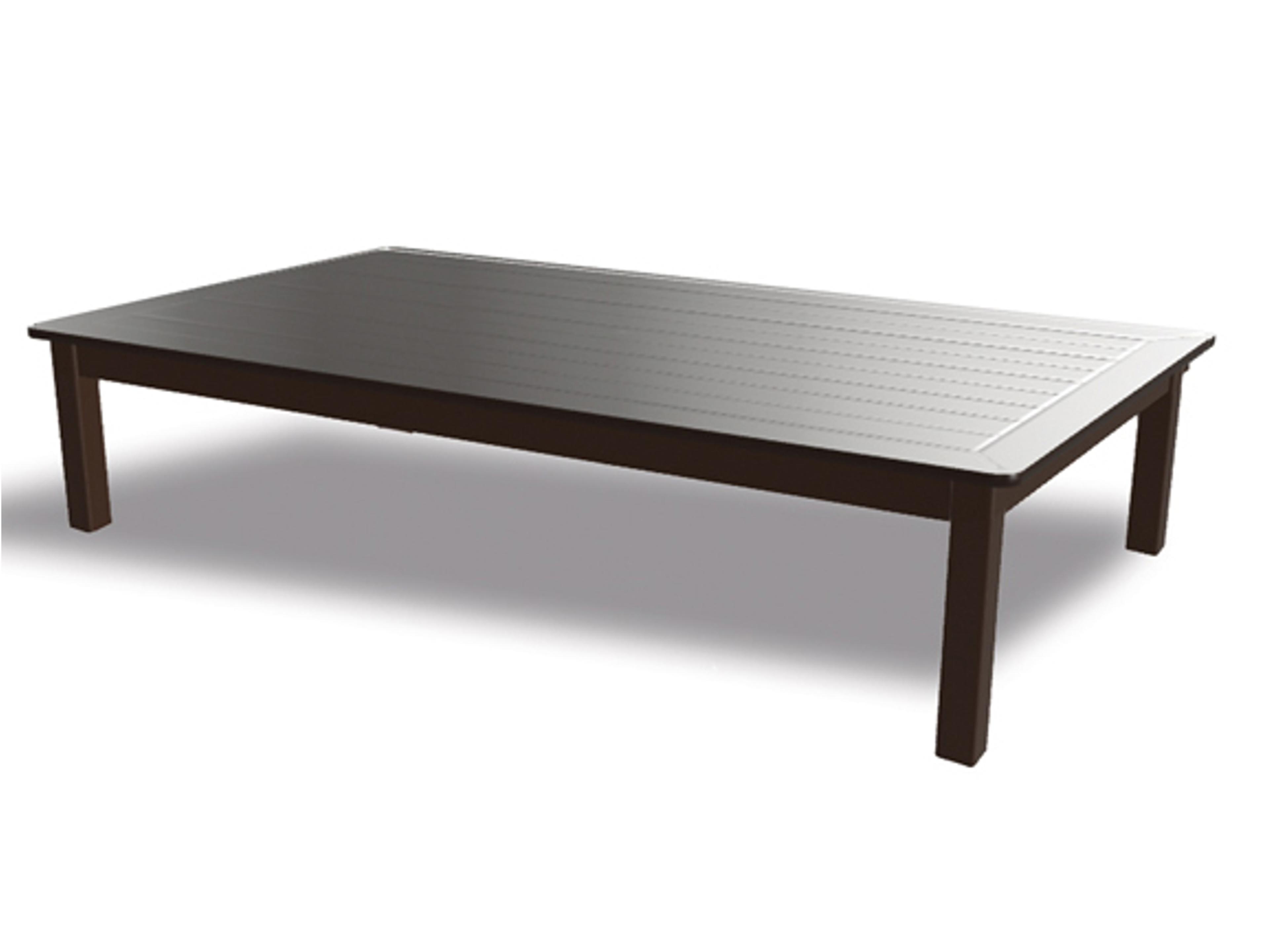 Marine Grade Polymer Rectangular Outdoor Patio Coffee Table