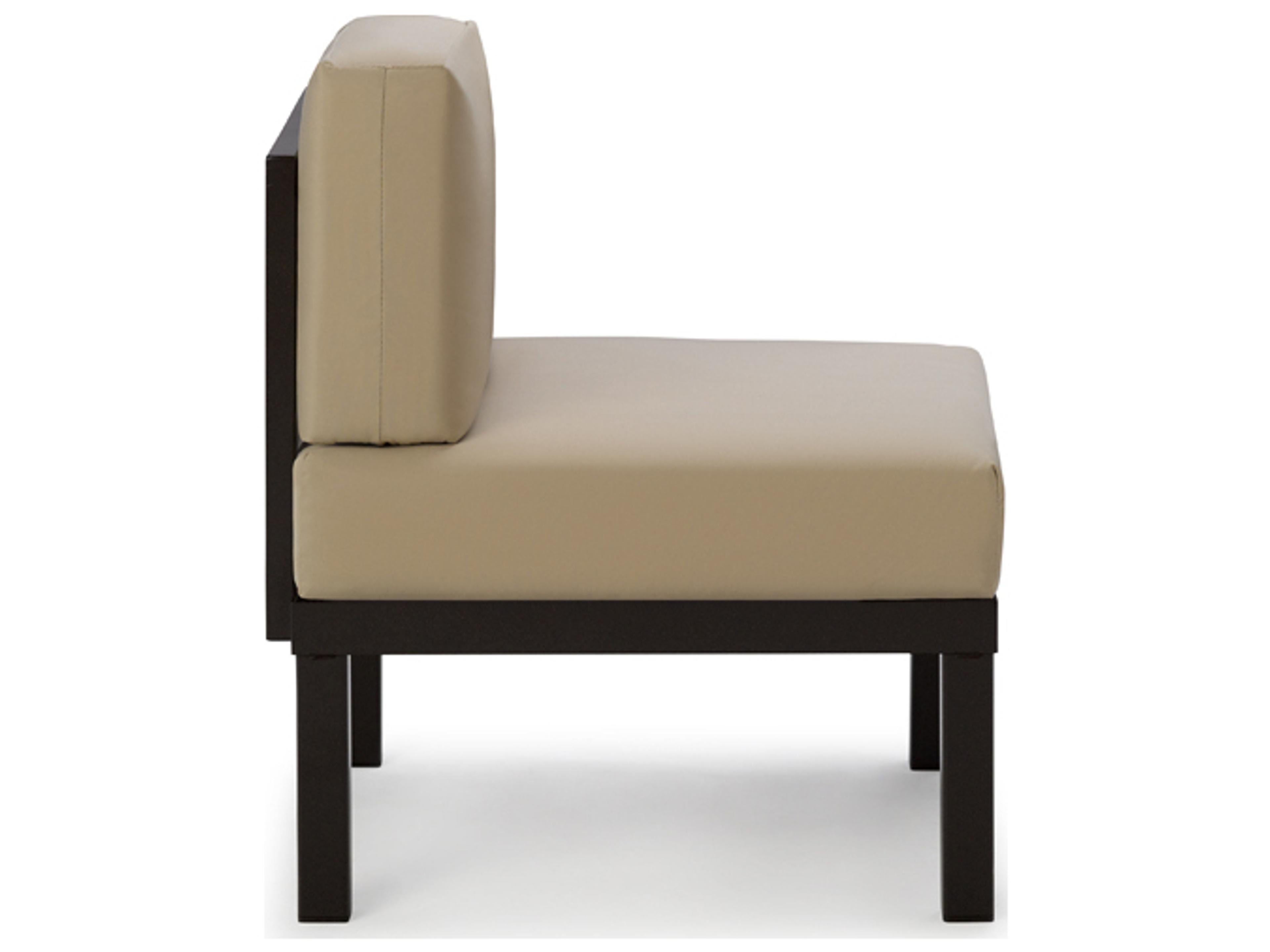 Telescope Casual Larssen Cushion Aluminum Modular Patio Lounge Chair