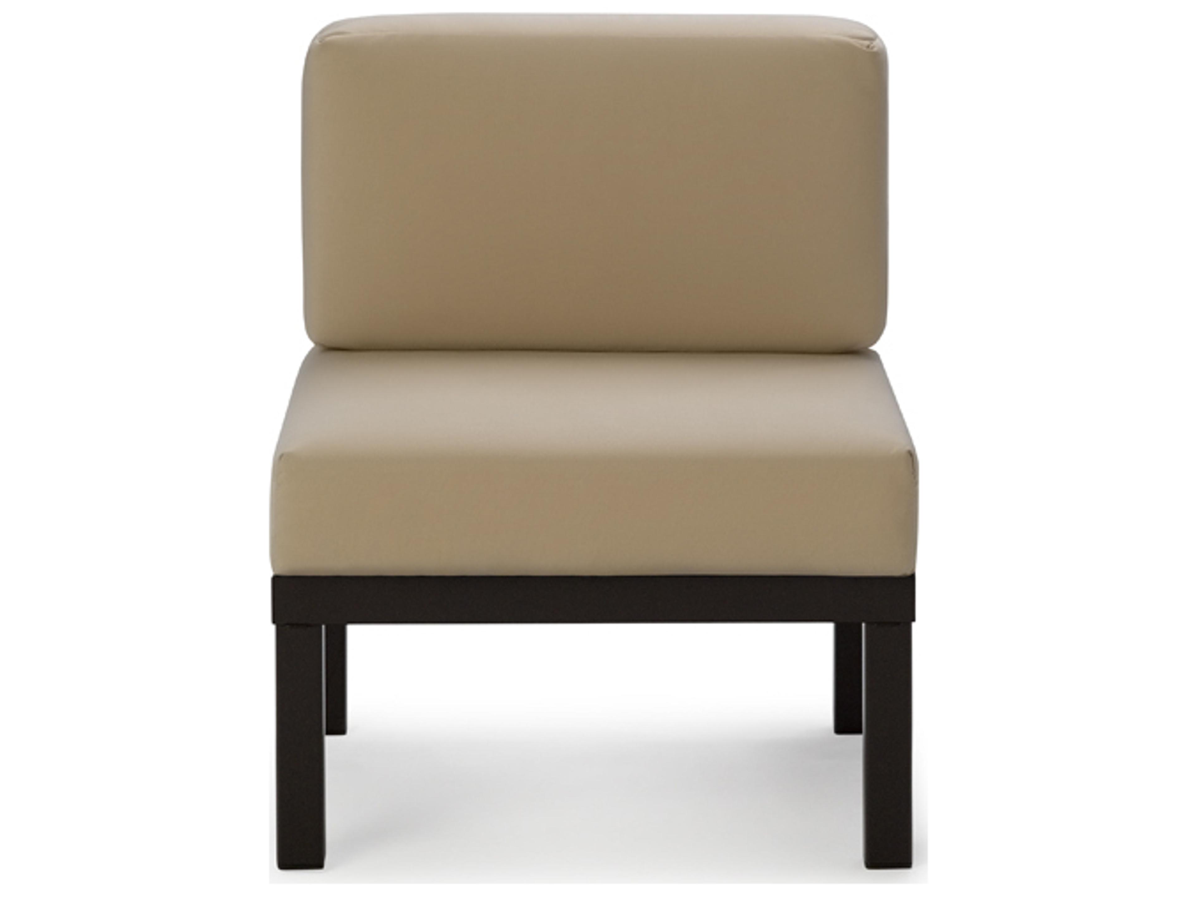 Telescope Casual Larssen Cushion Aluminum Modular Patio Lounge Chair