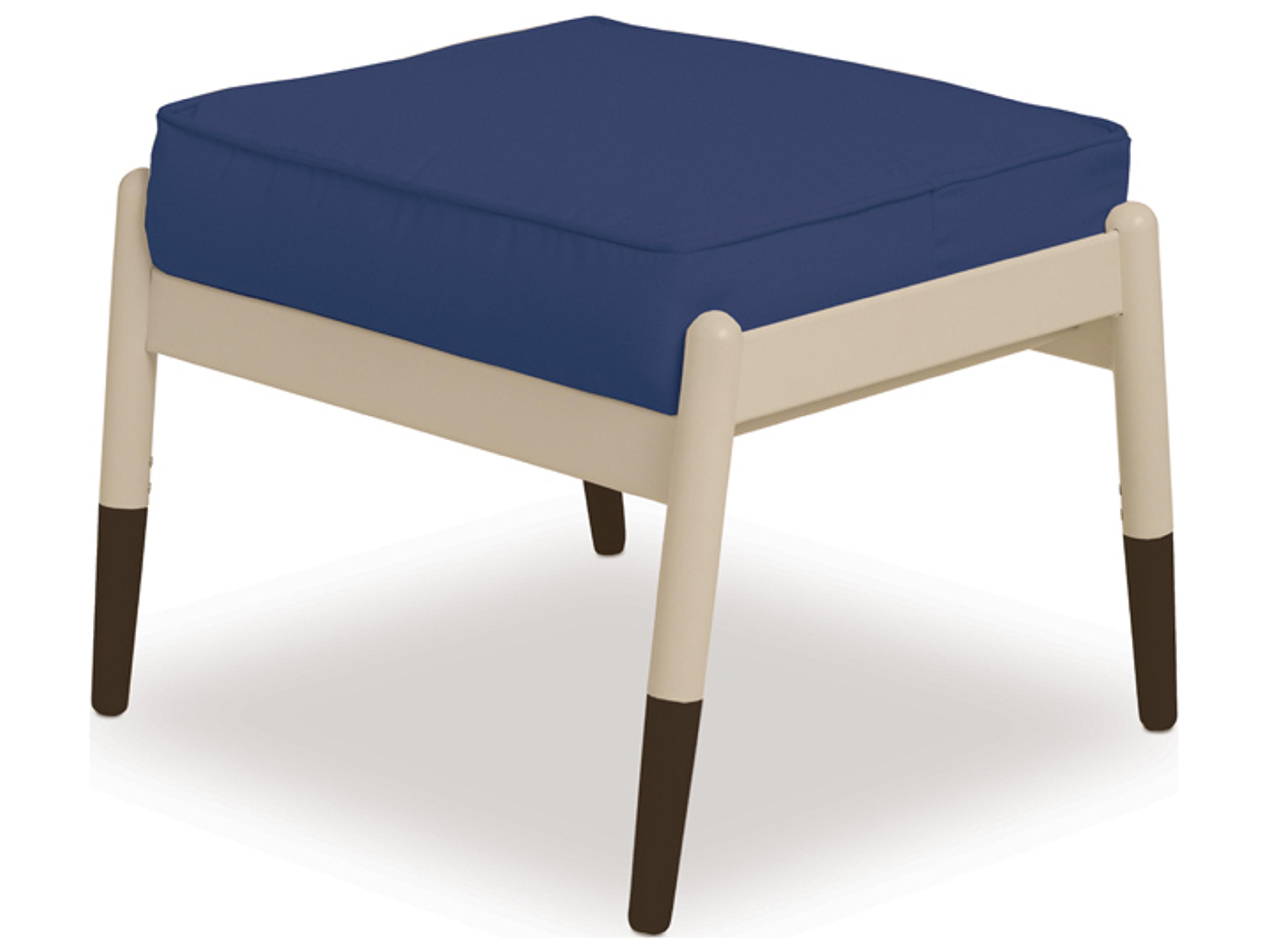 Welles Cushion Aluminum Patio Ottoman
