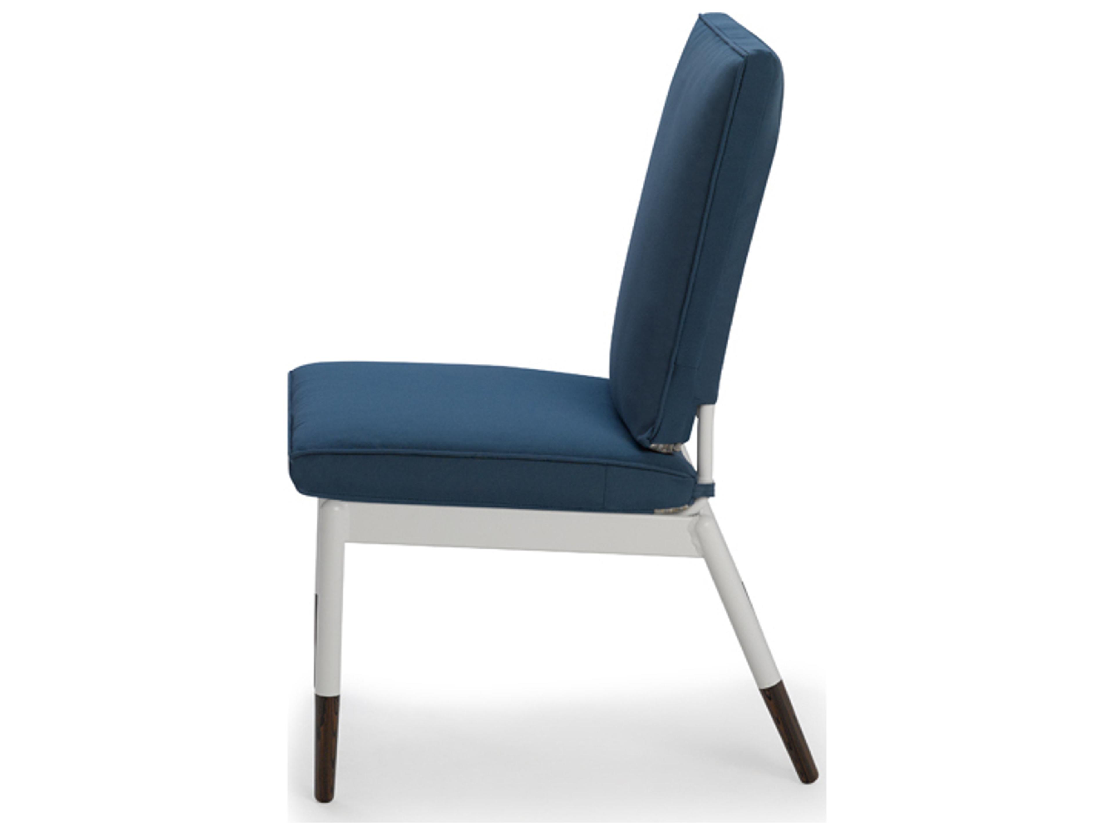 Telescope Casual Welles Cushion Aluminum Cafe Side Chair