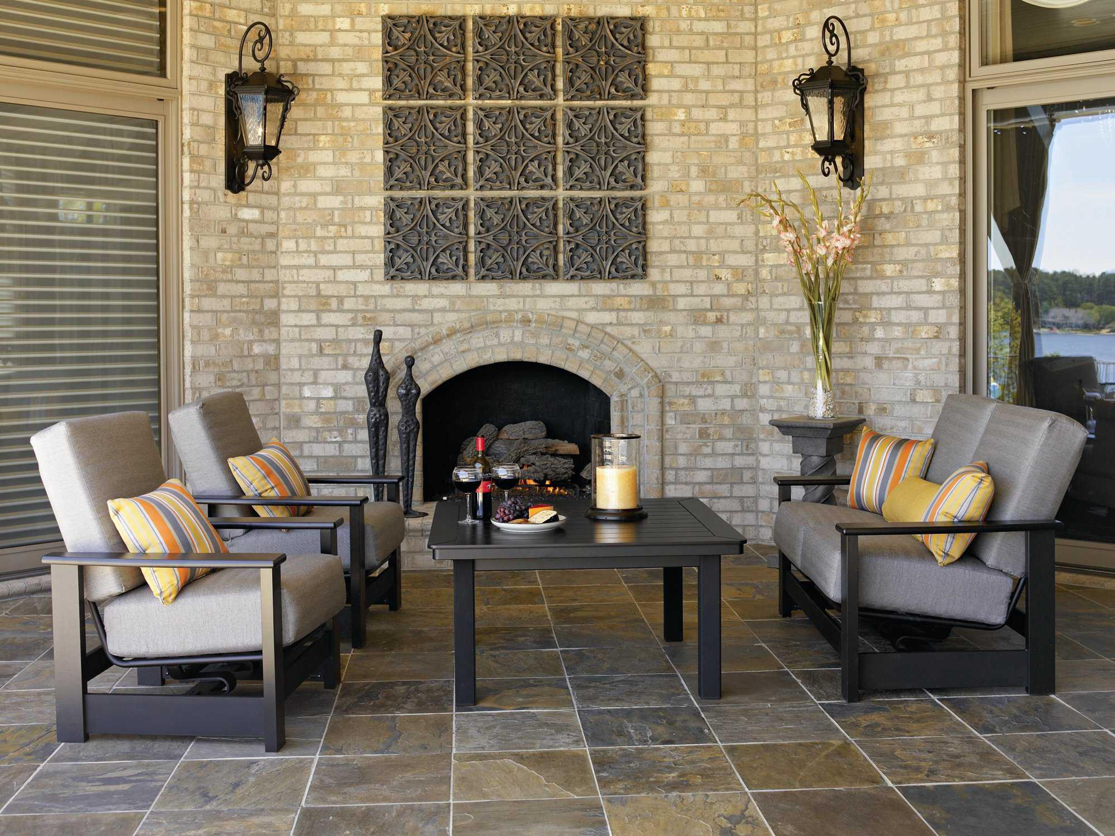 Leeward Deep Seating Sectional Outdoor Lounge Set