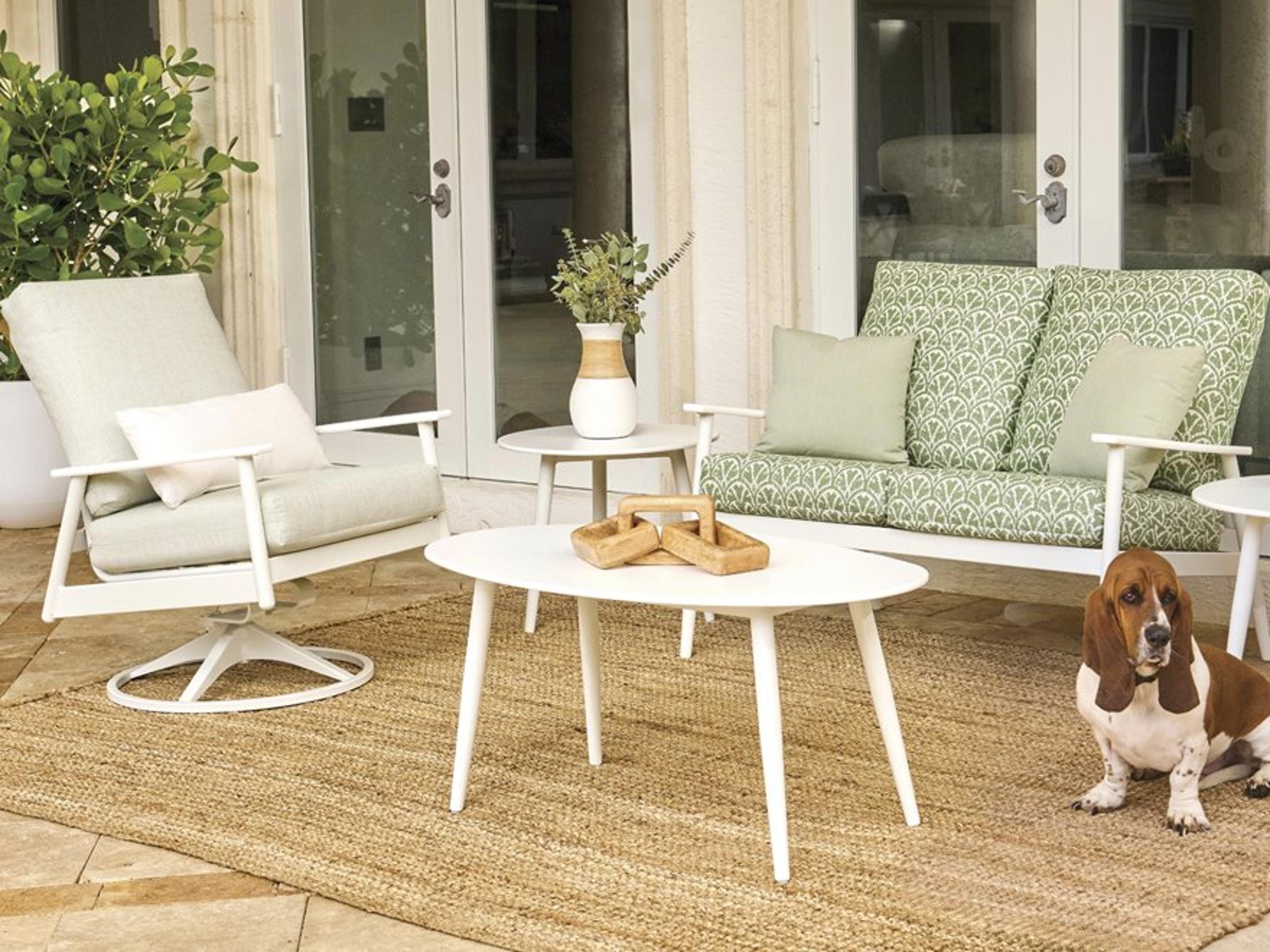 Welles Cushion Aluminum Lounge Set