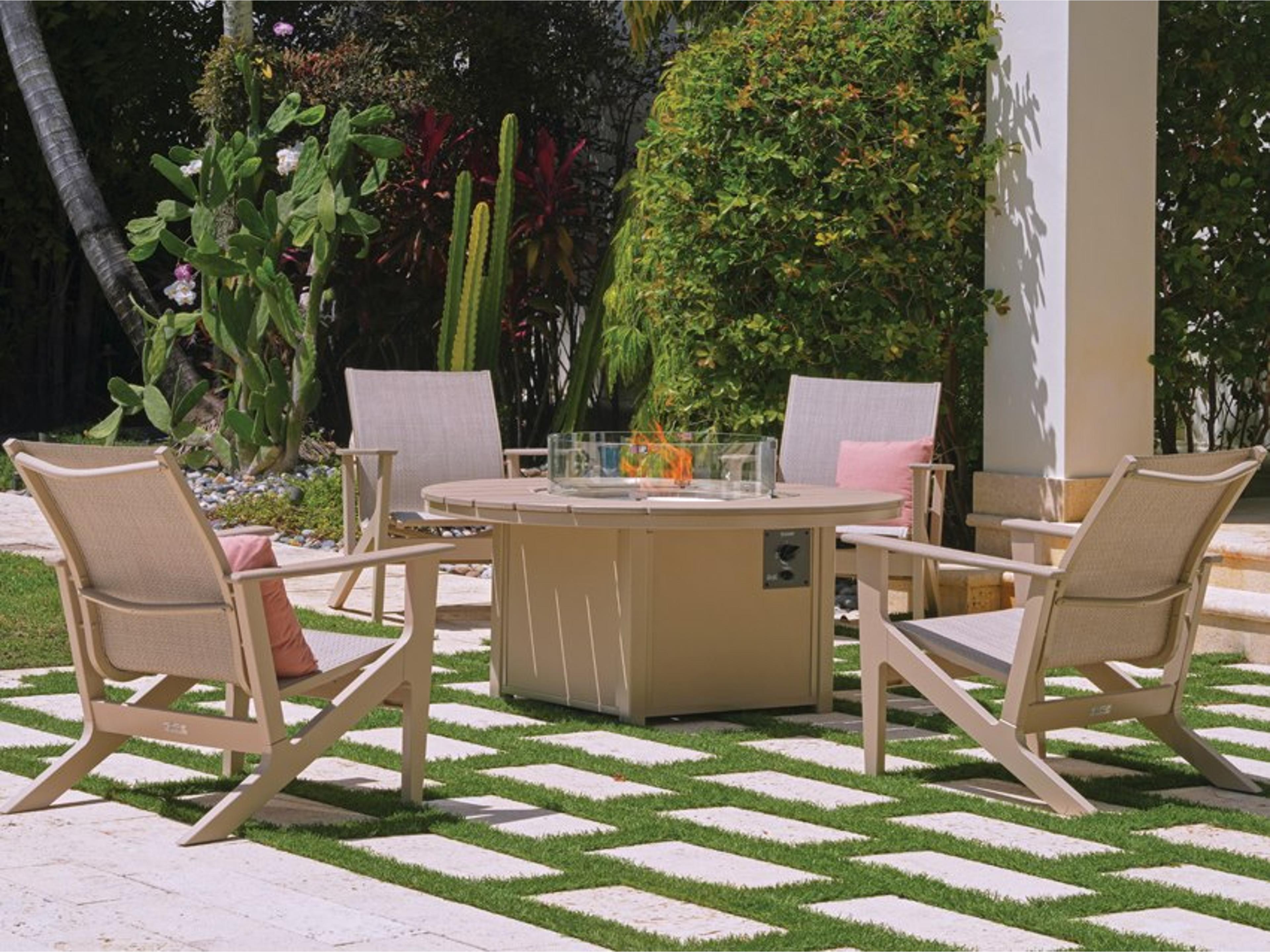 Wexler Sling Recycled Plastic Lounge Set