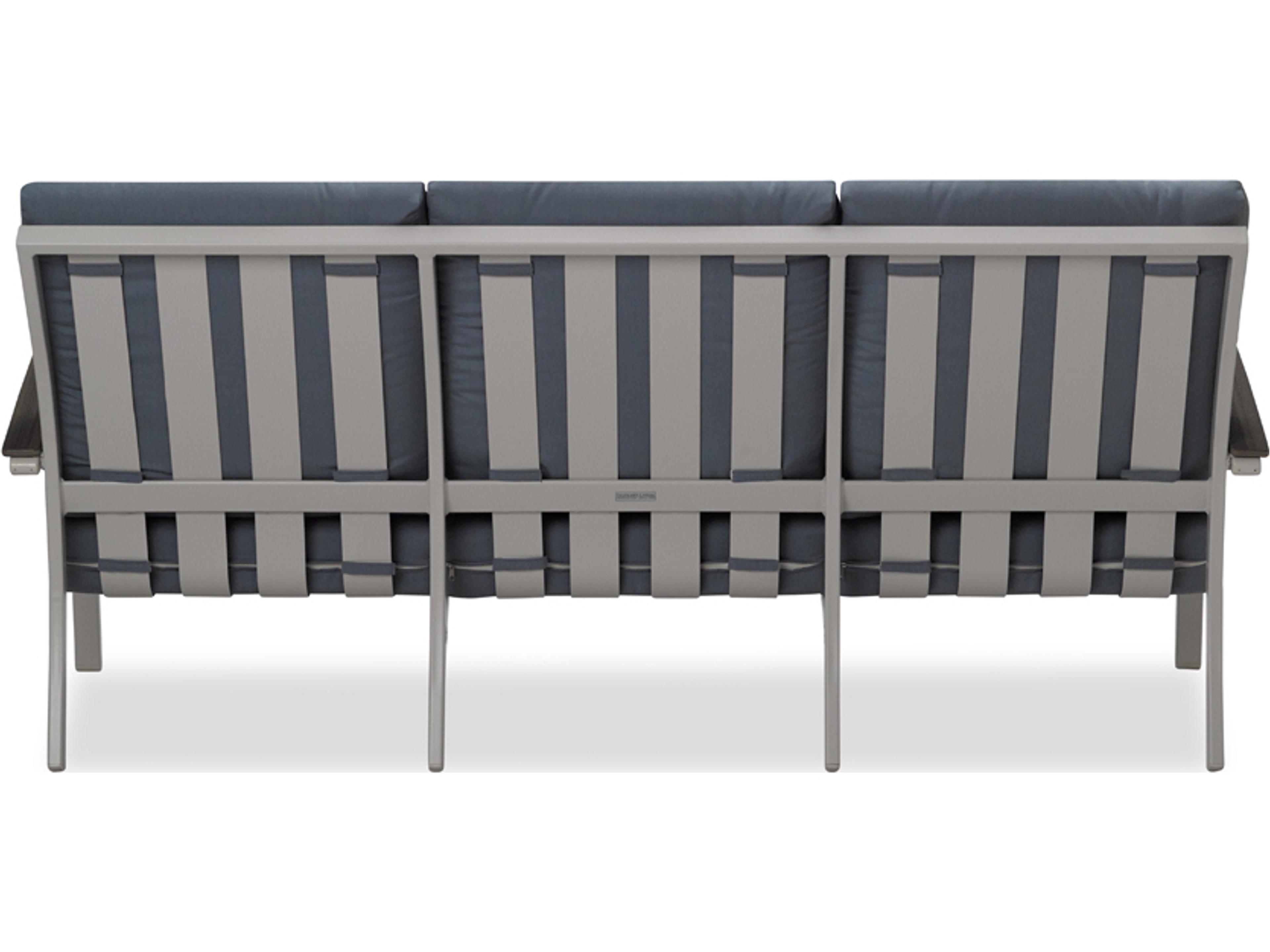 Telescope Casual Bazza Cushion Aluminum Sofa with Polymer Arms