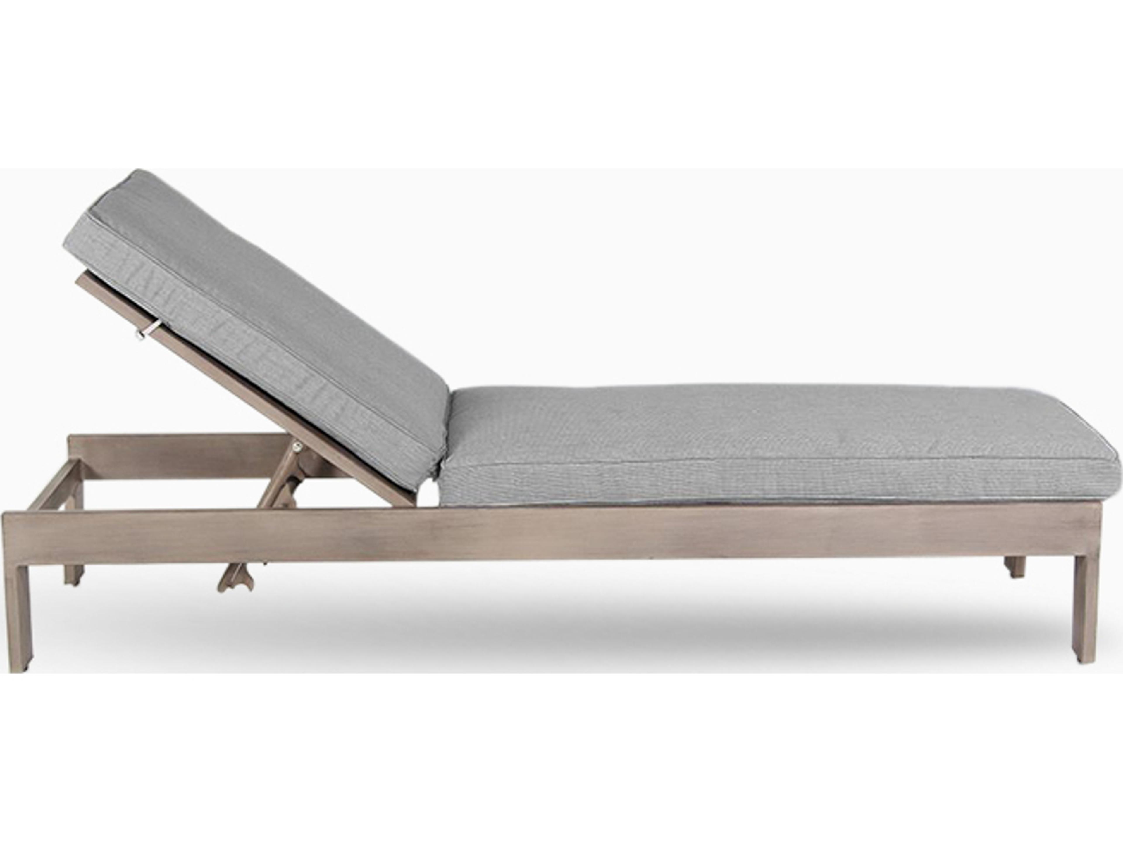 Aruba Chaise Lounge Sleek Modern Aluminum