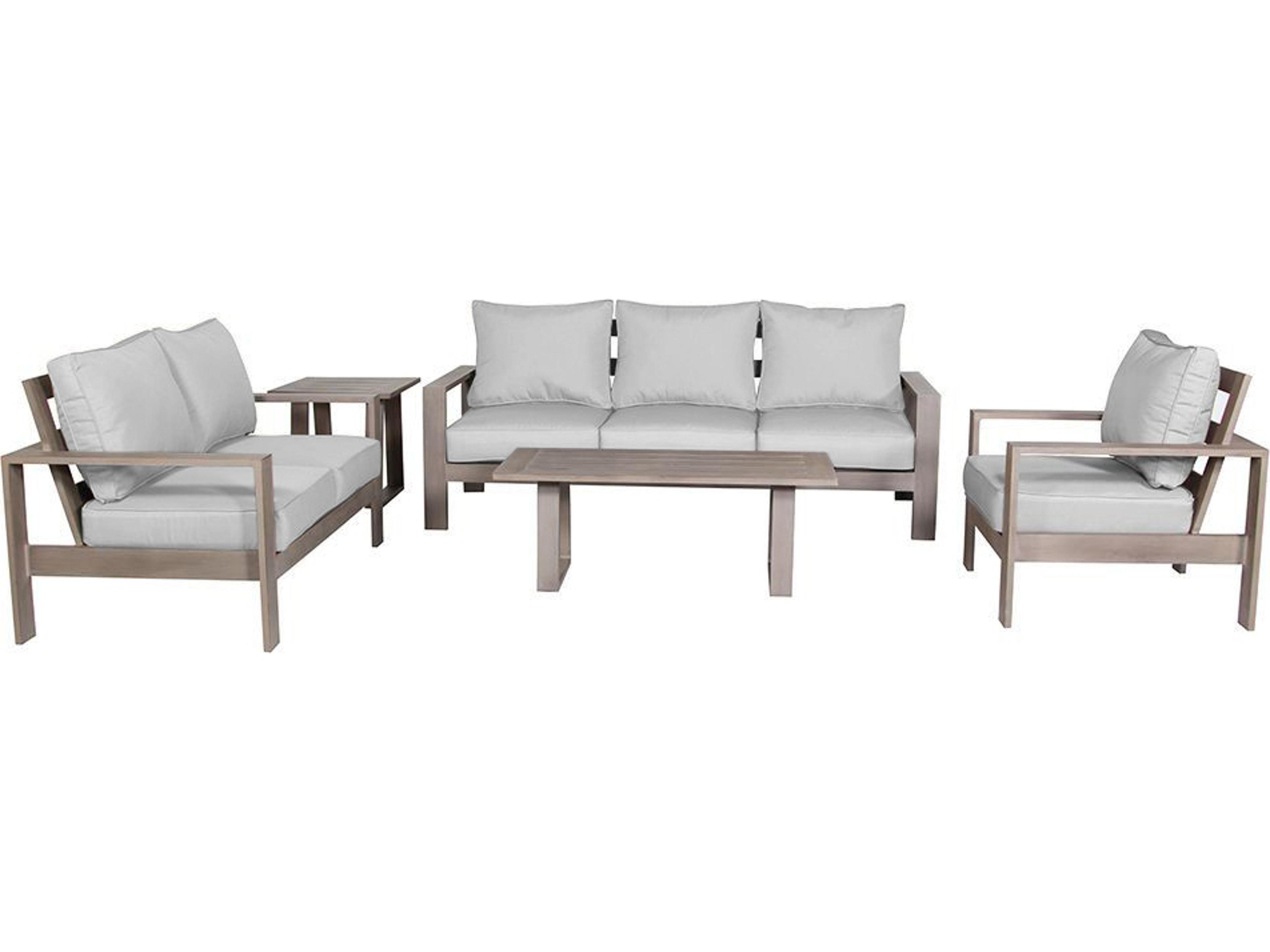 Aruba Aluminum Cushion Lounge Set