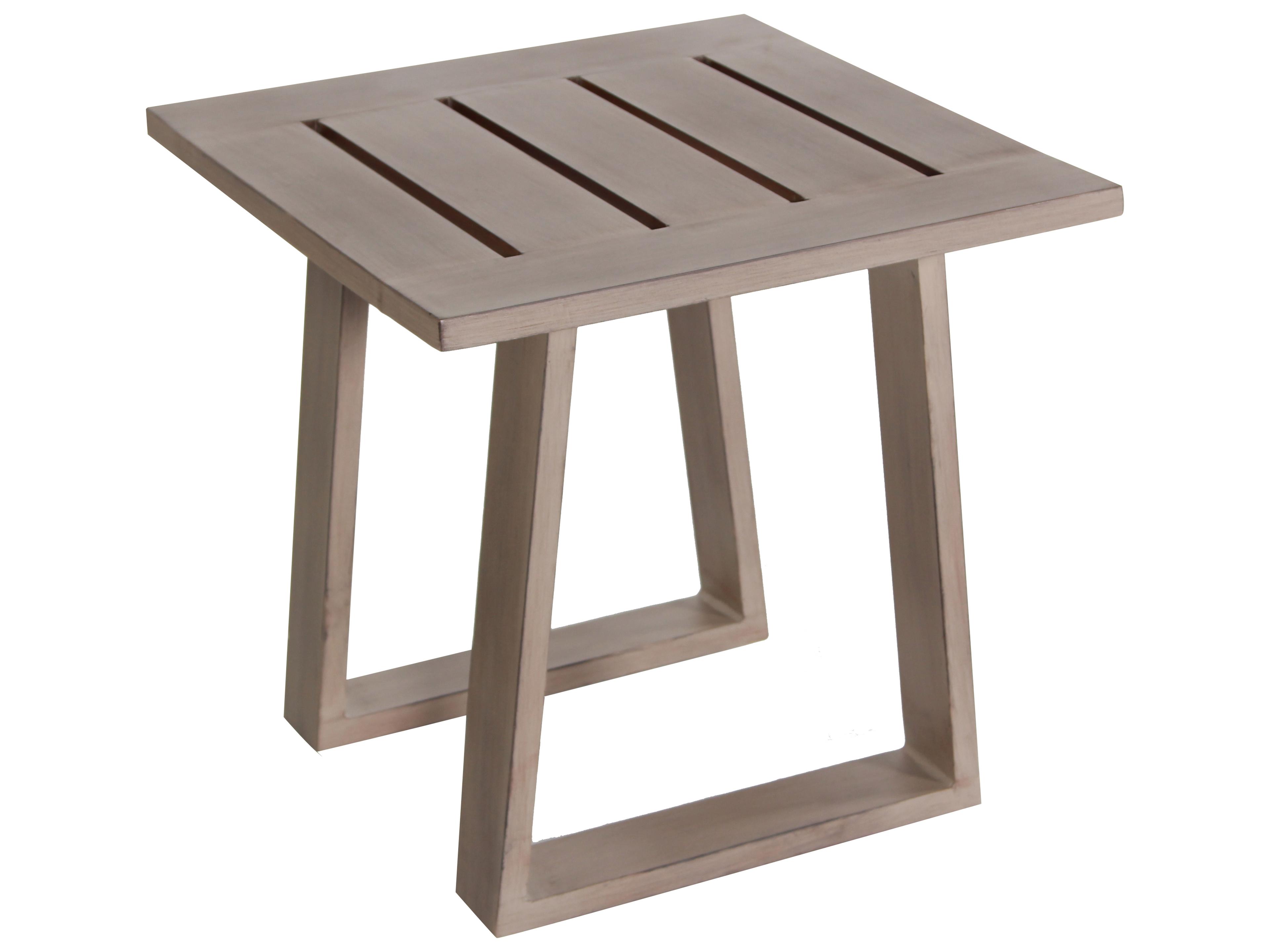 Aruba Aluminum Square End Table