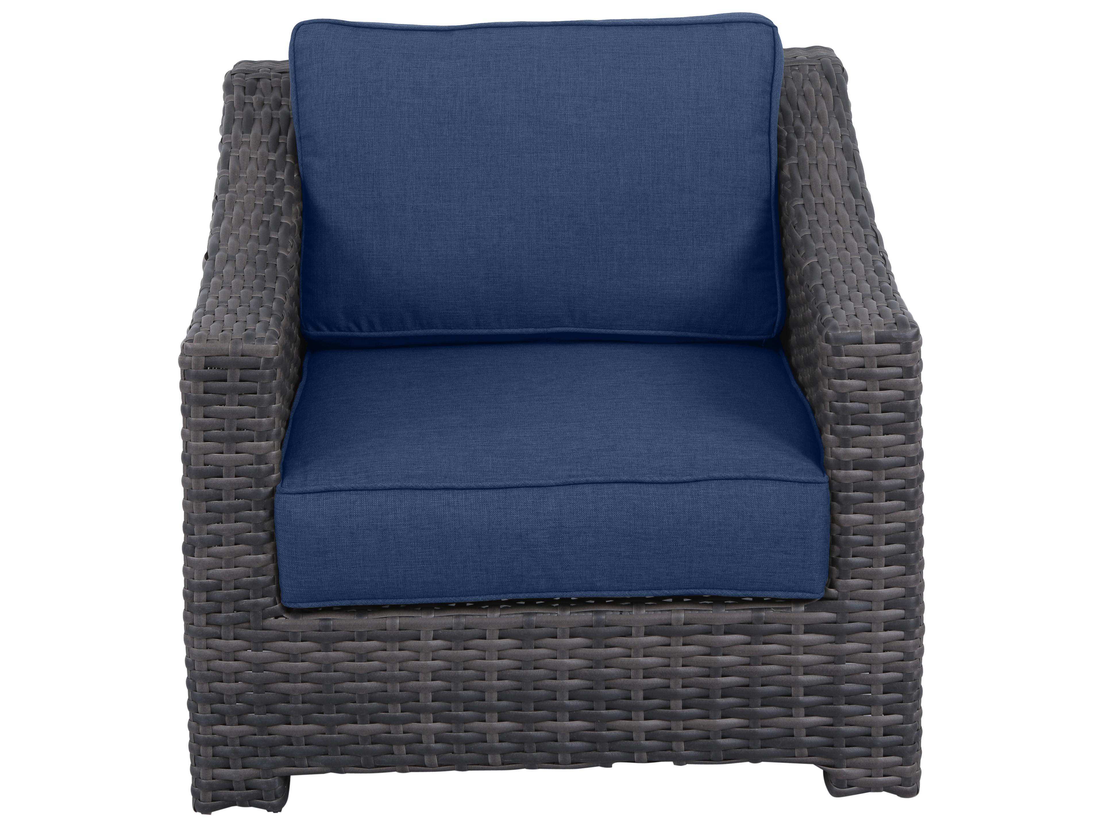 Bora Wicker Cushion Lounge Chair