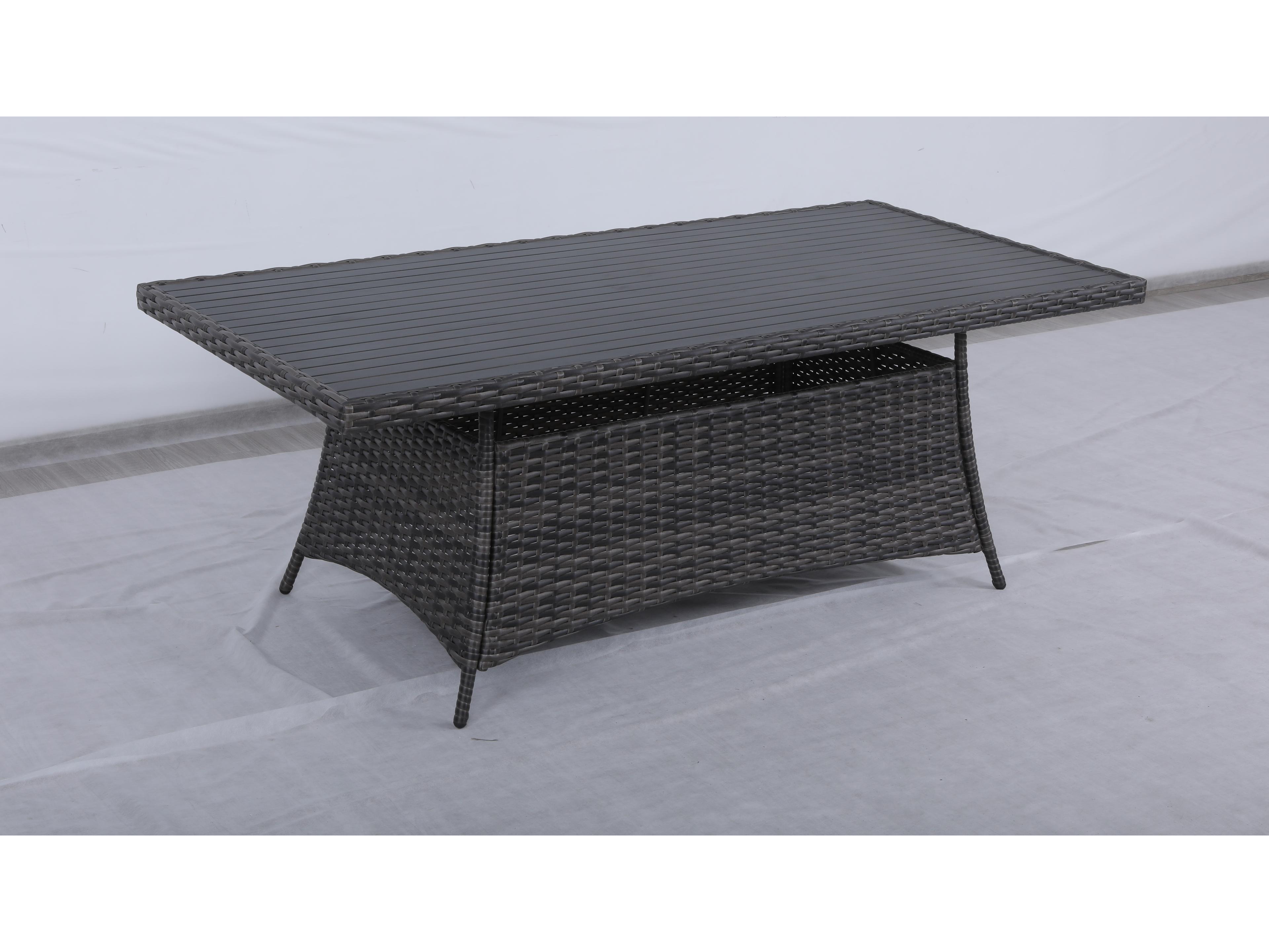 Teva Bora Wicker Rectangular Dining Table