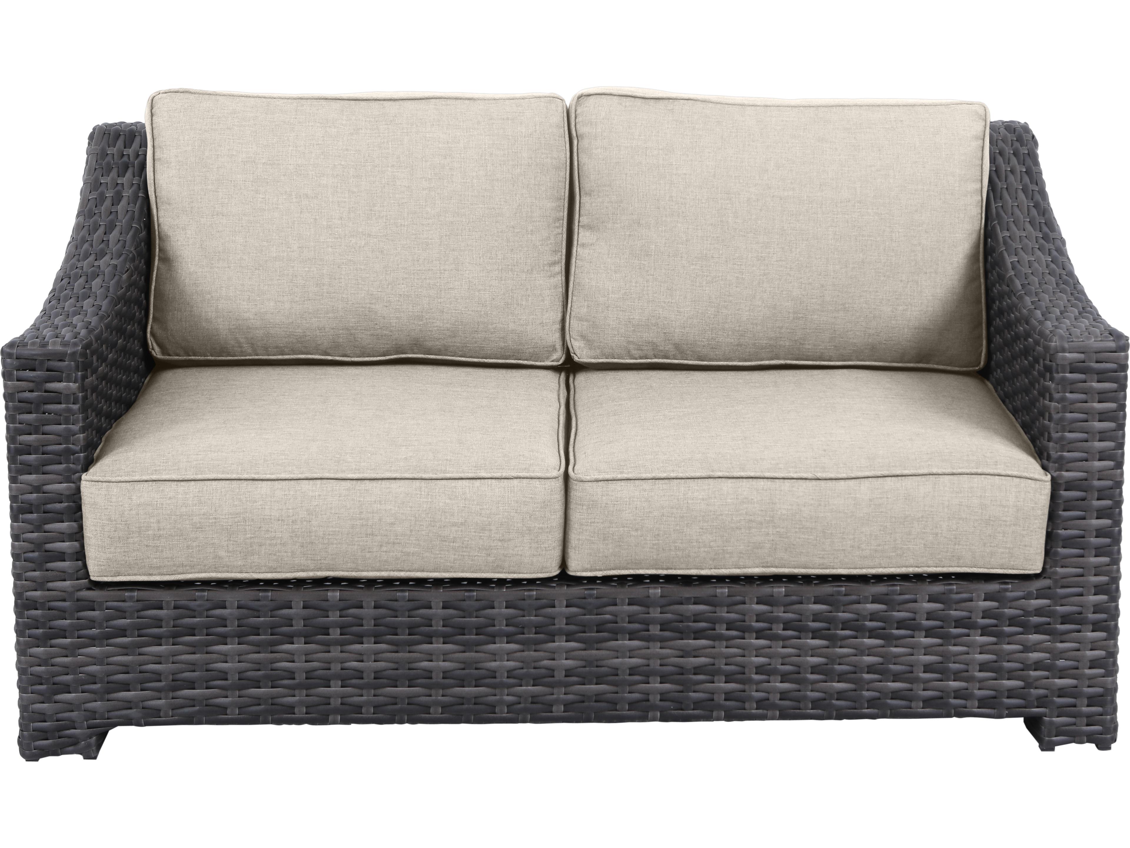 Bora Wicker Cushion Loveseat