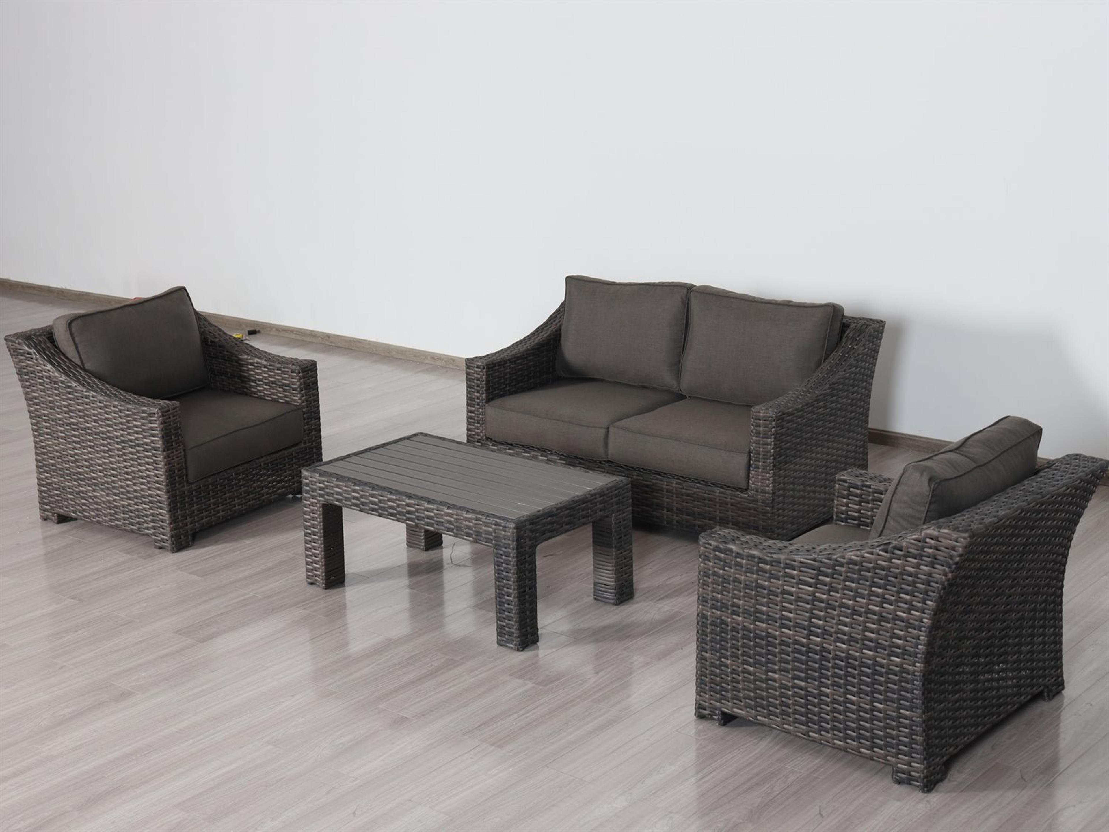 Bora Bora Wicker Rattan Outdoor Lounge Set