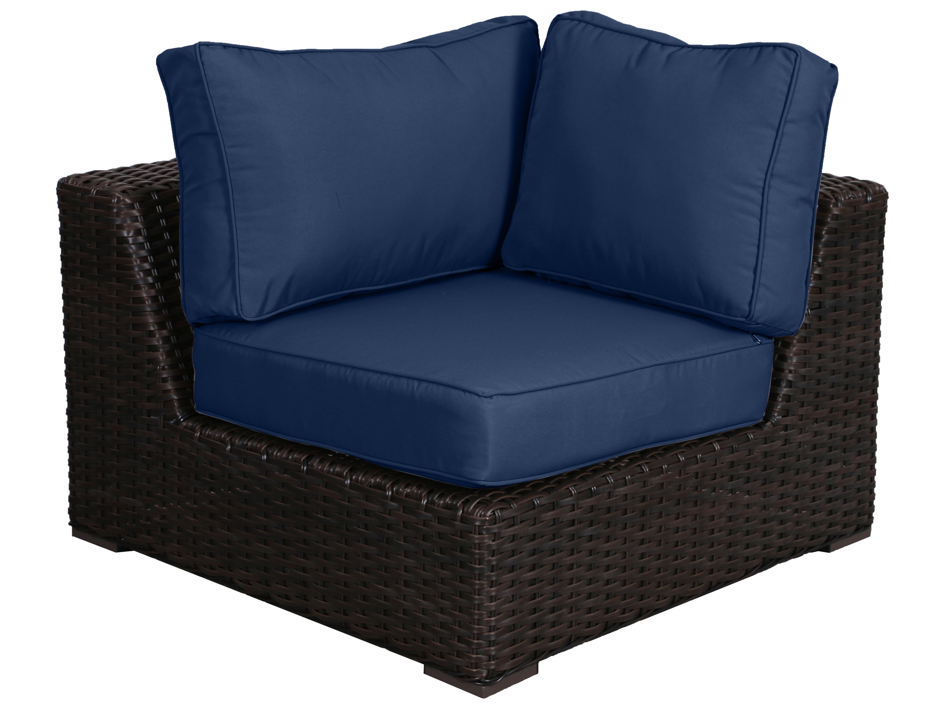 Santa Monica Wicker Cushion Lounge Chair