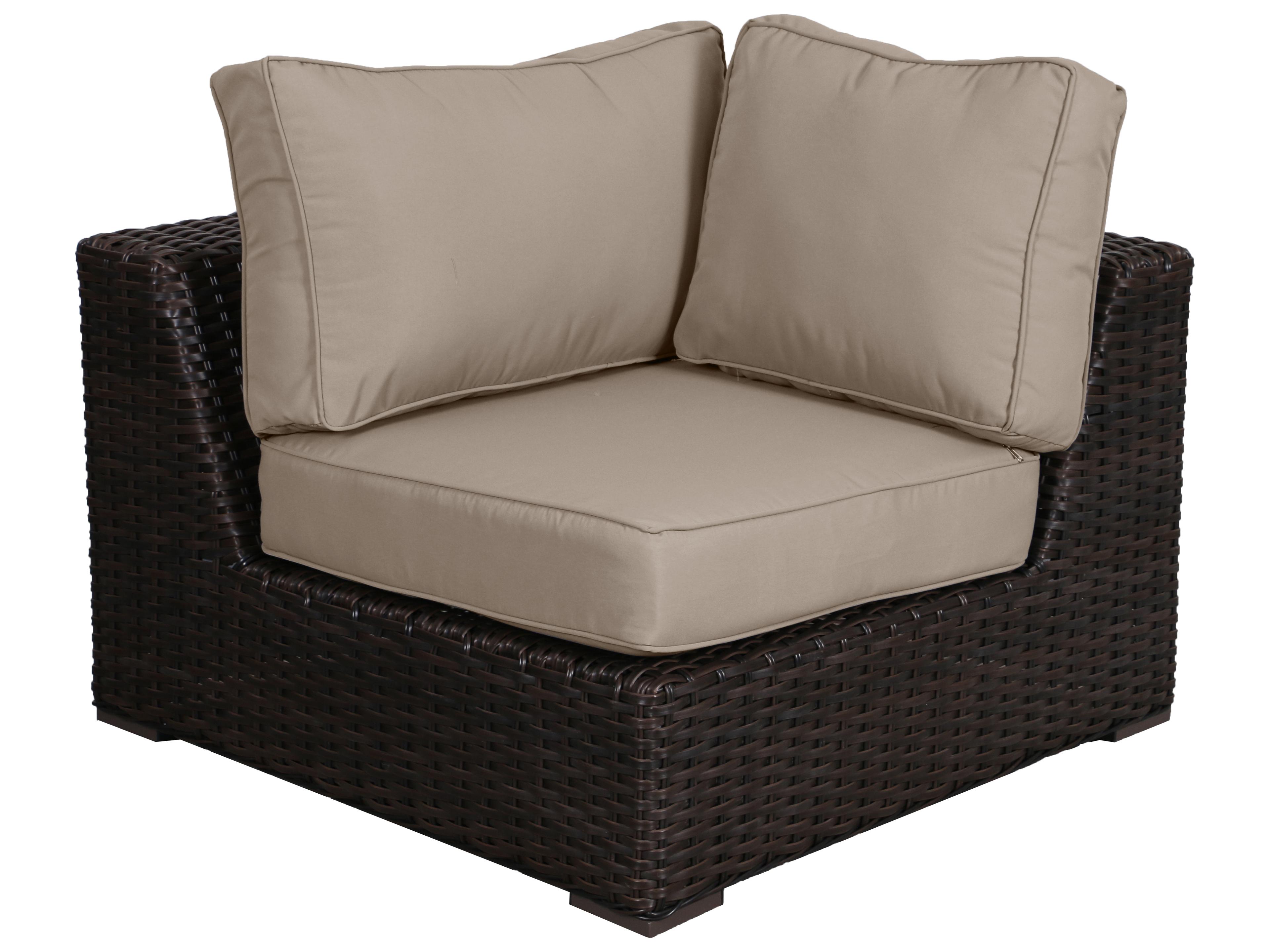 Santa Monica Wicker Cushion Lounge Chair