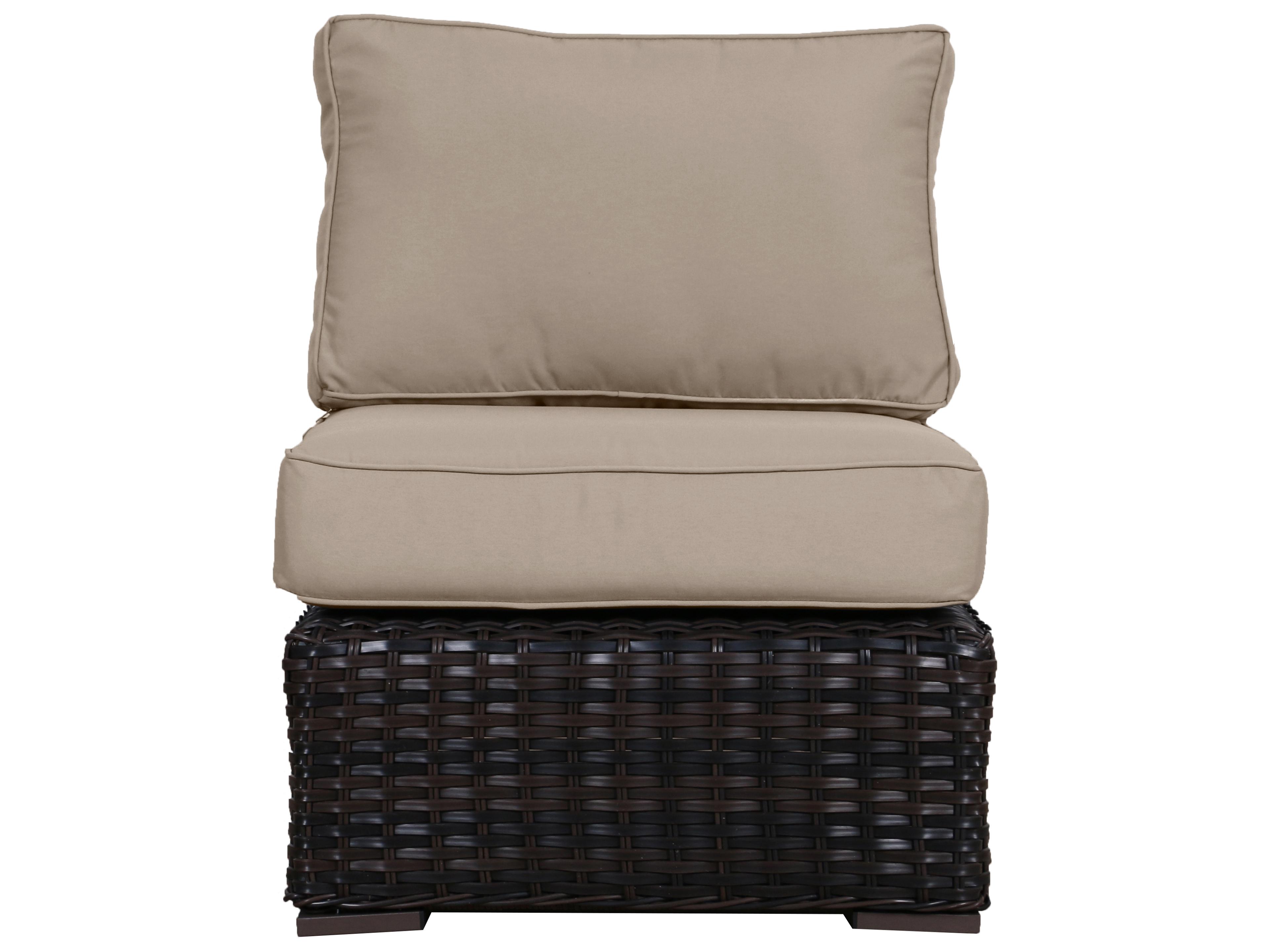 Santa Monica Wicker Cushion Lounge Chair