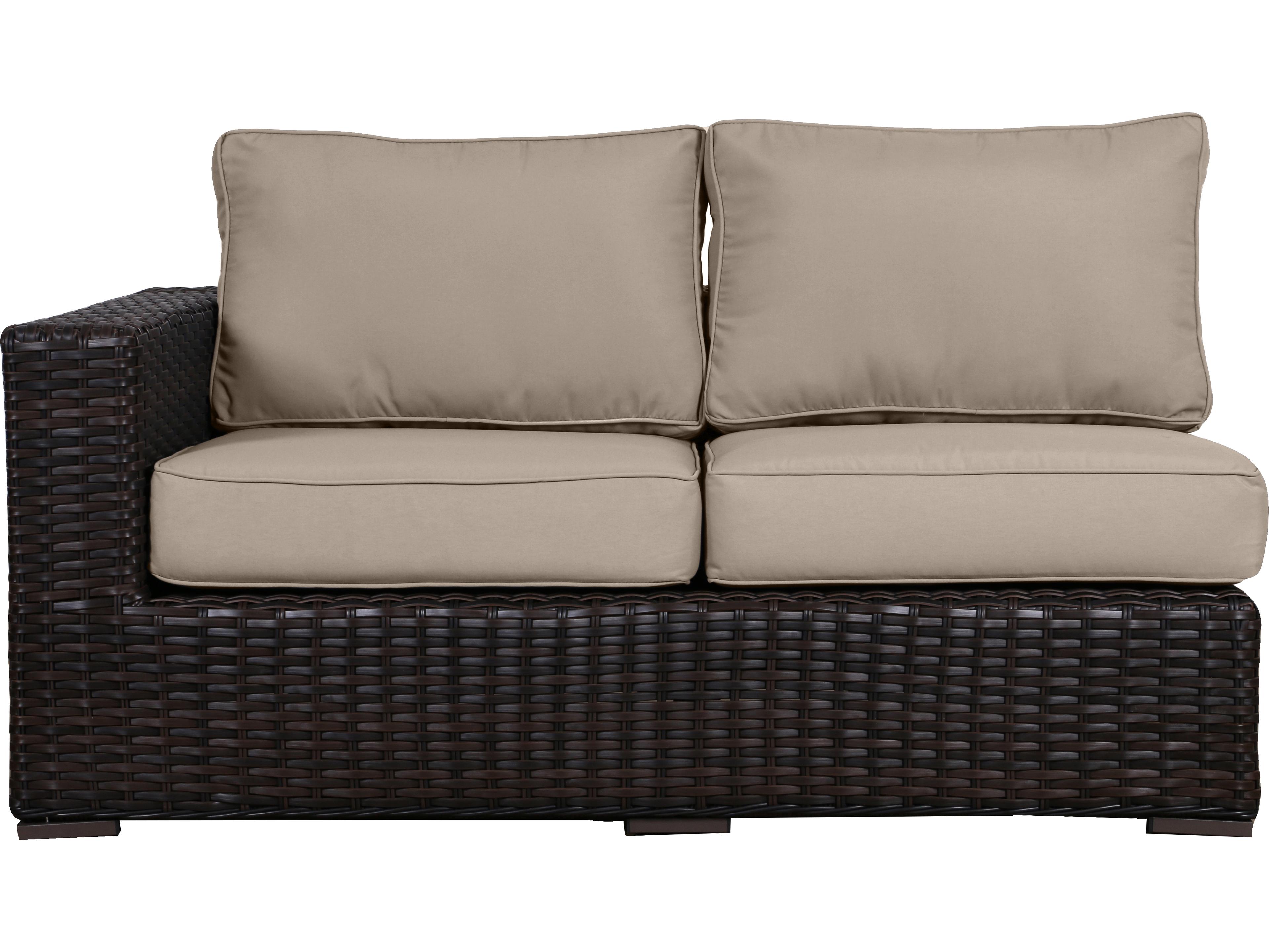 Santa Monica Wicker Cushion Lounge Chair