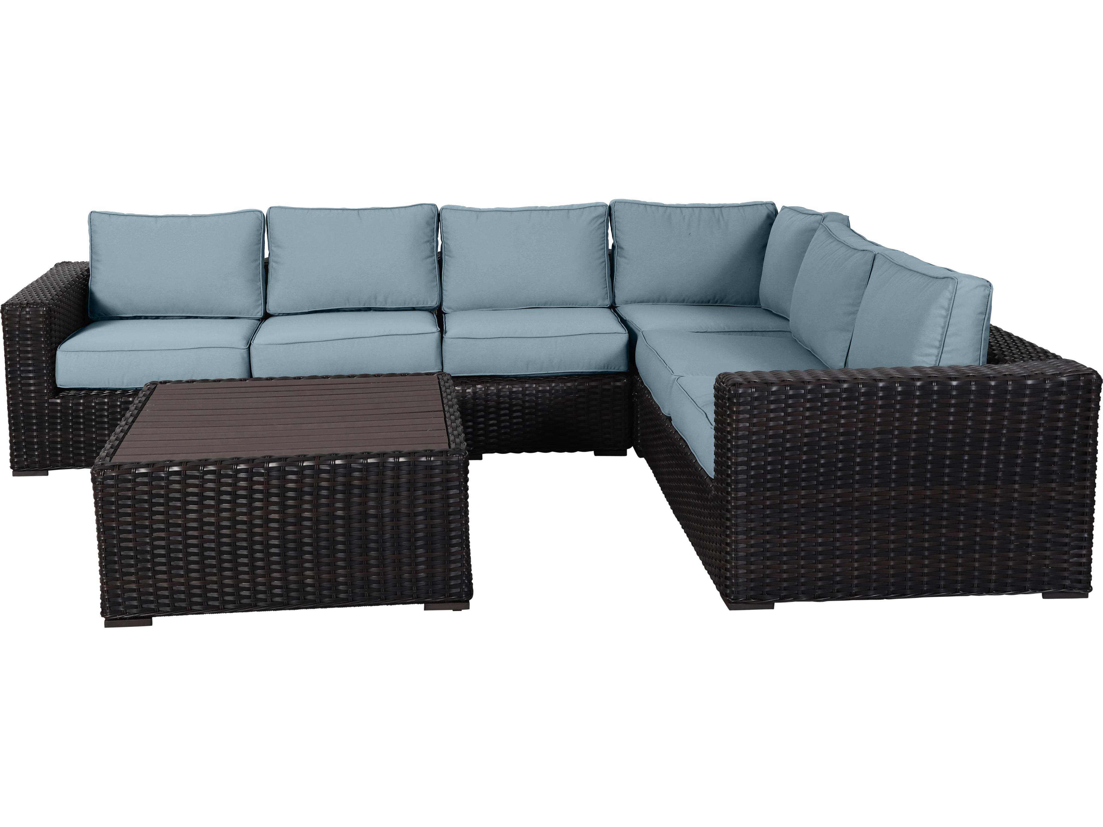 Teva Santa Monica Wicker Cushion Lounge Set