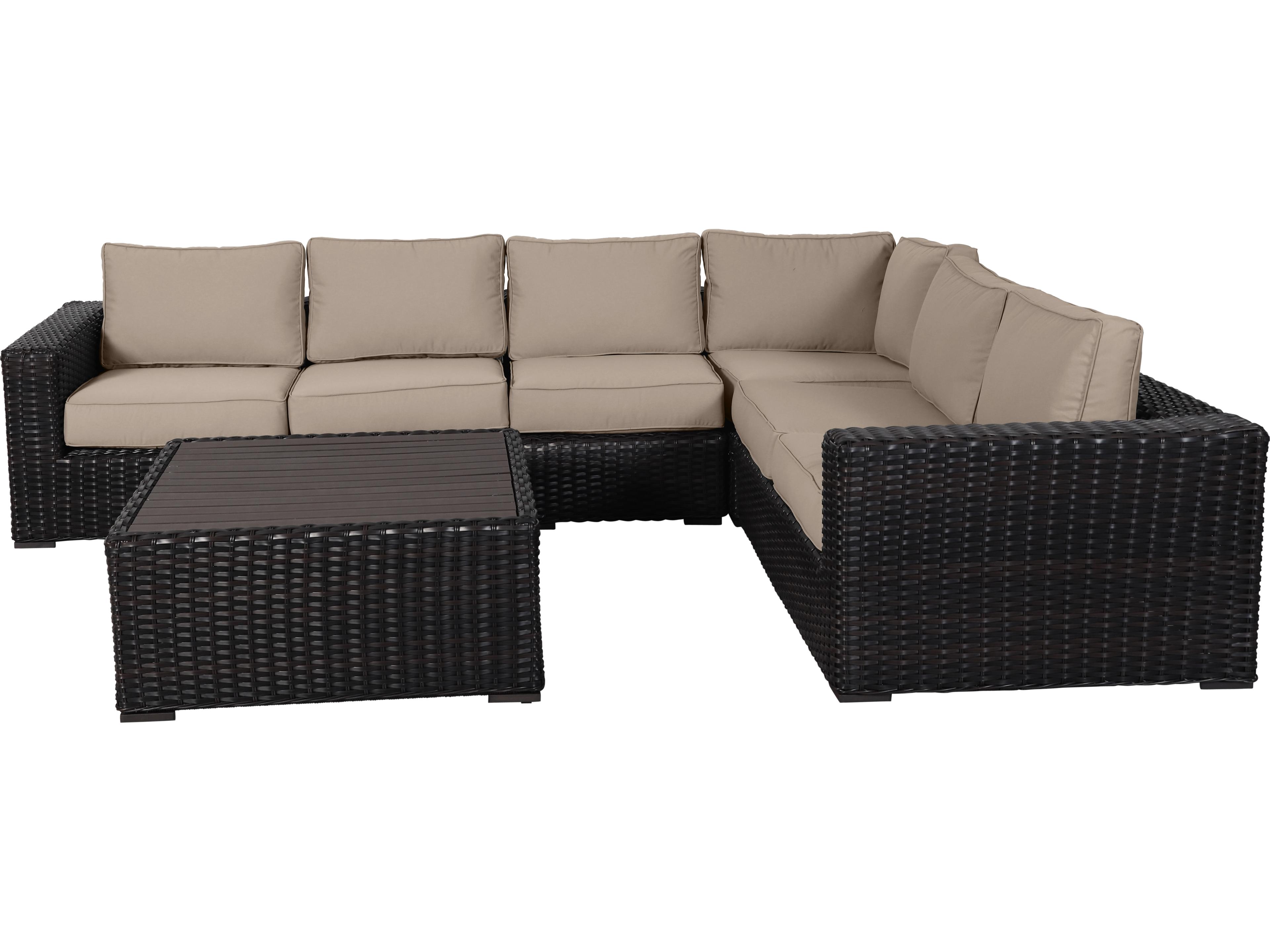 Teva Santa Monica Wicker Cushion Lounge Set