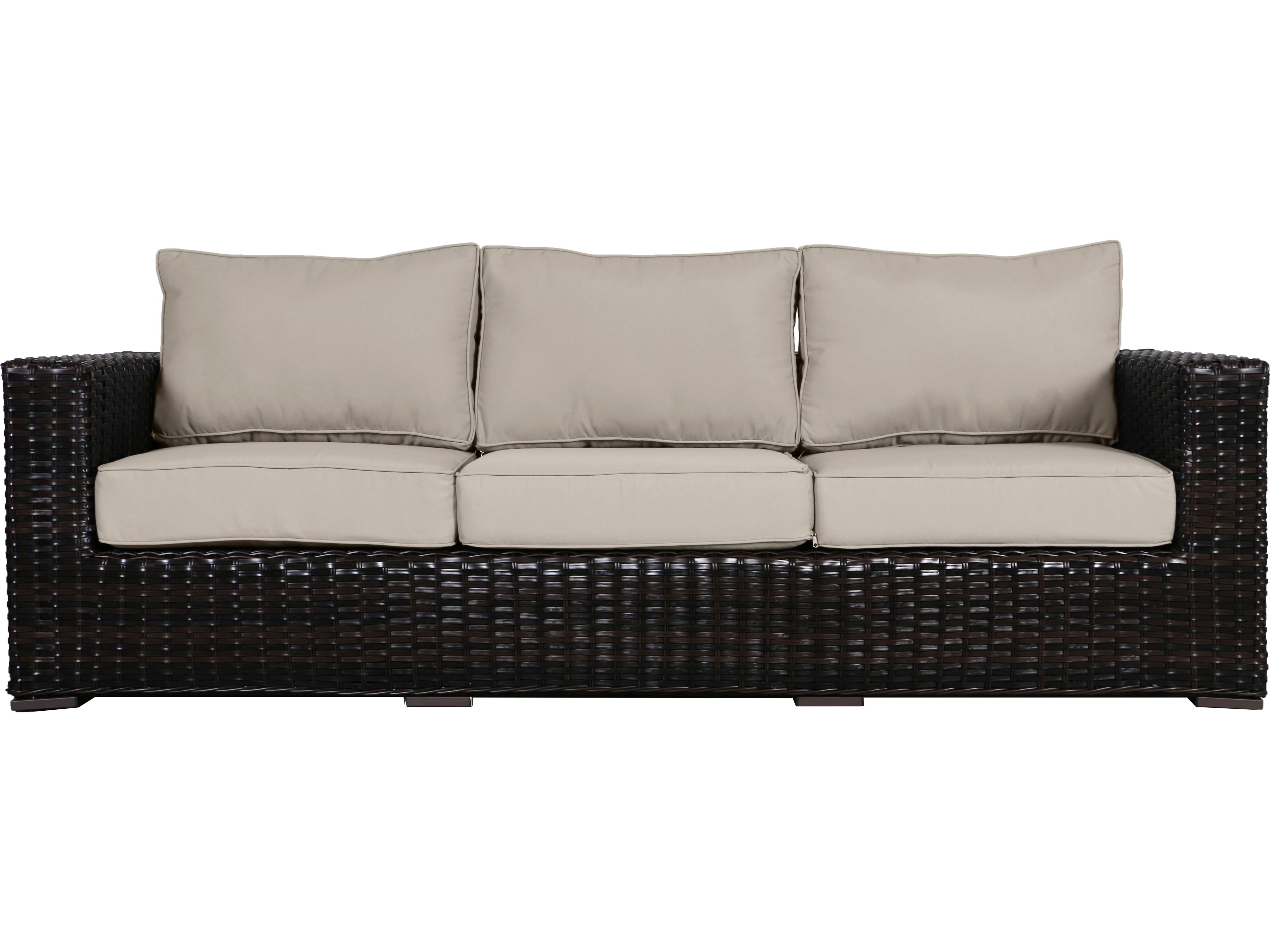 Santa Monica Wicker Cushion Sofa
