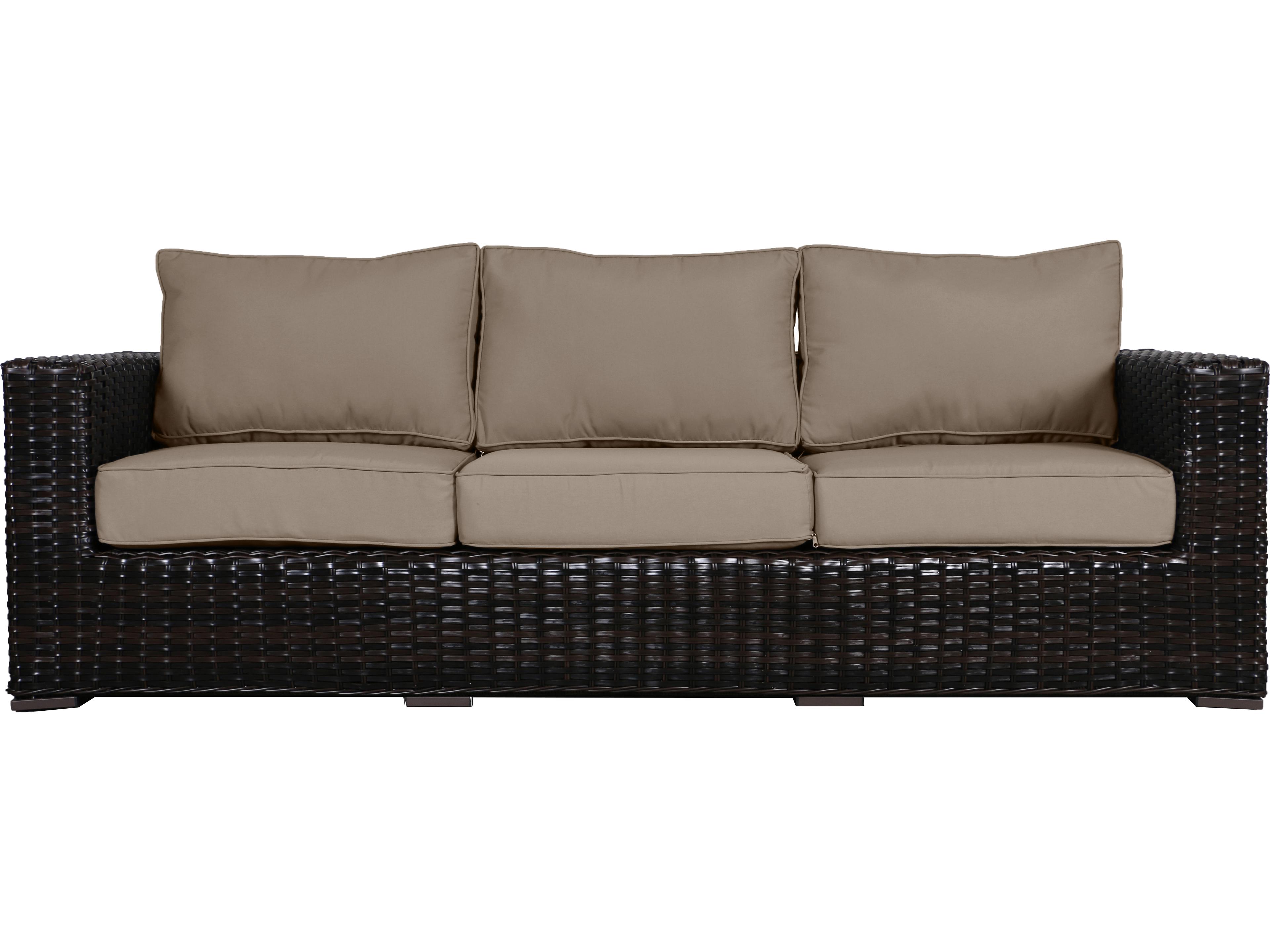 Santa Monica Wicker Cushion Sofa