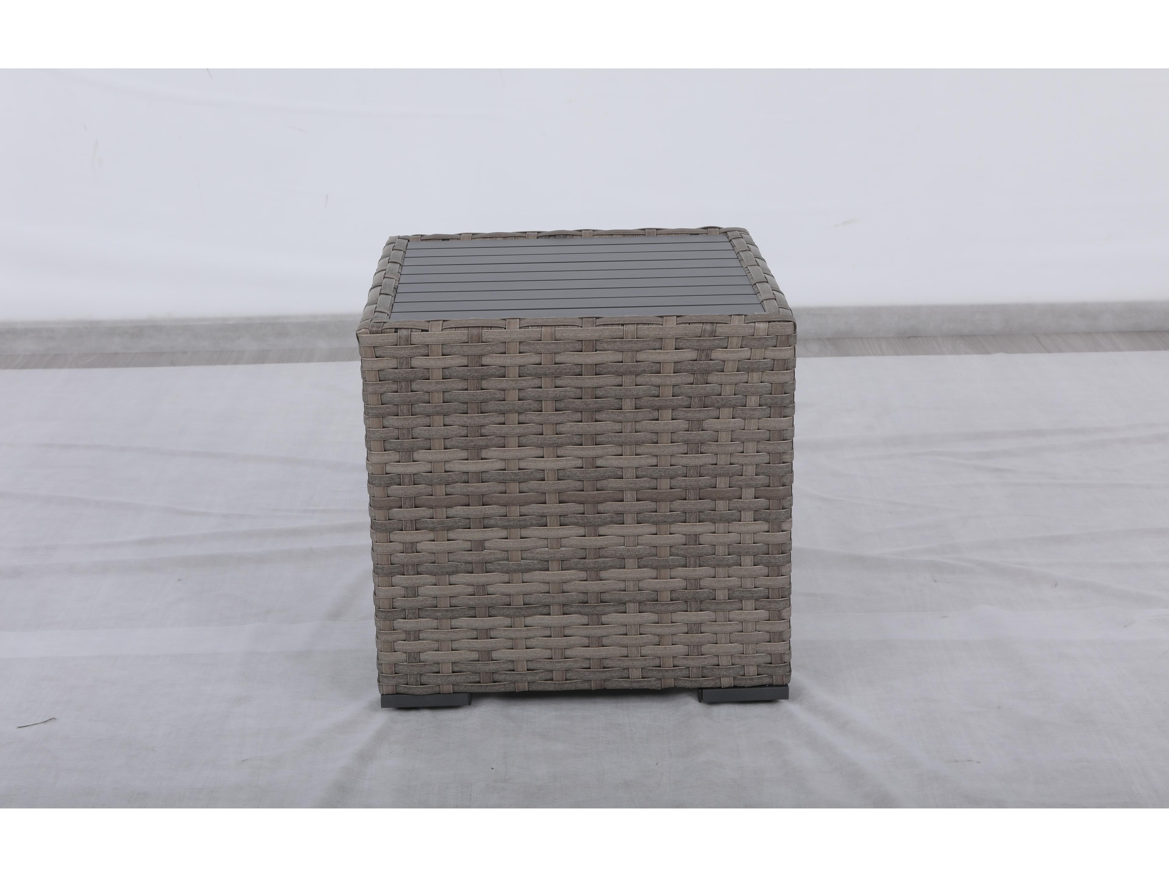 Teva Bali Wicker Square Outdoor Patio End Table