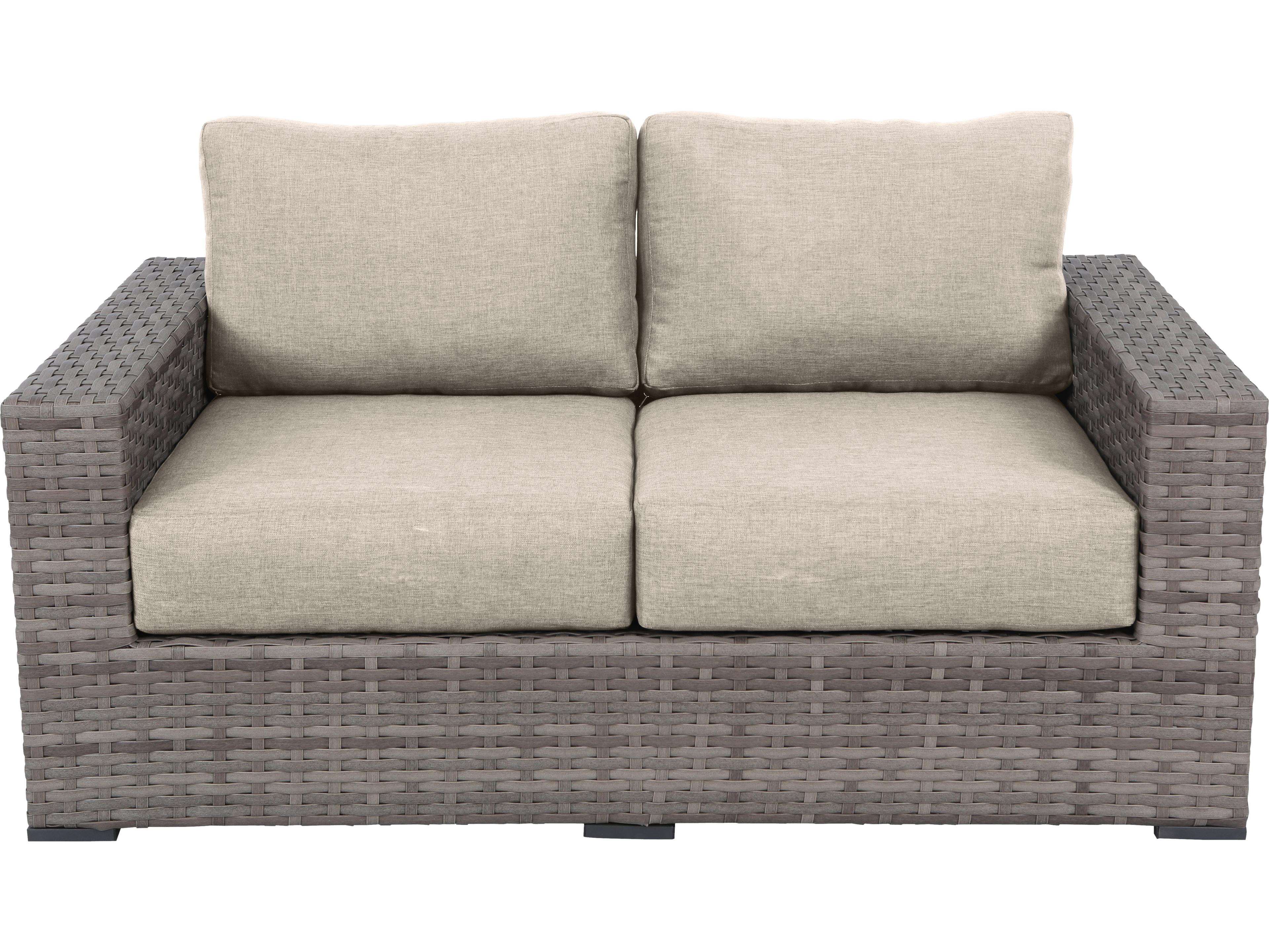 Bali Wicker Cushion Loveseat