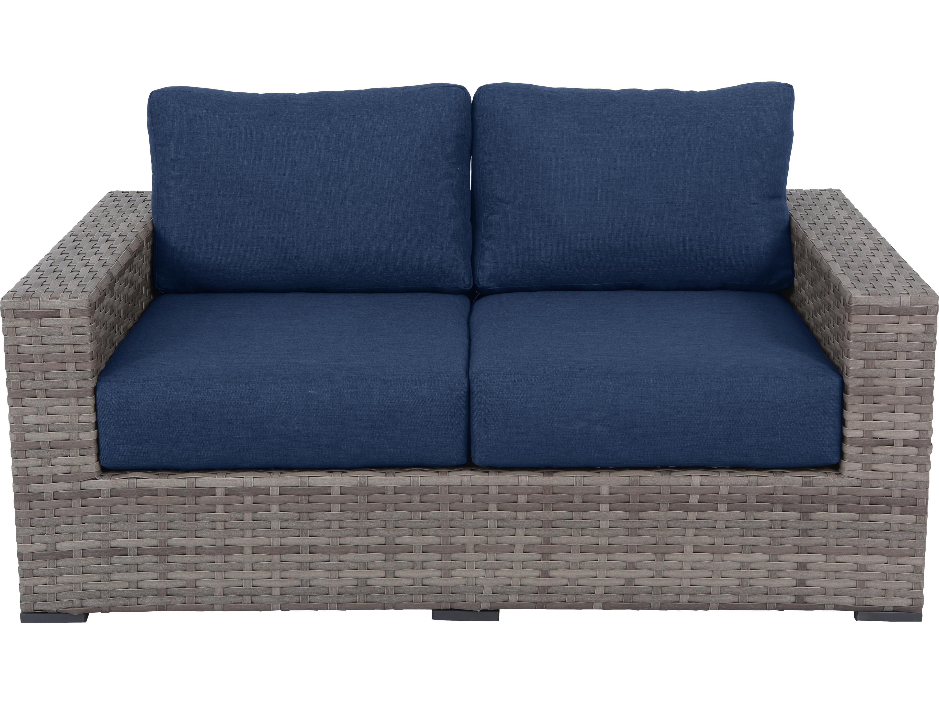 Bali Wicker Cushion Loveseat
