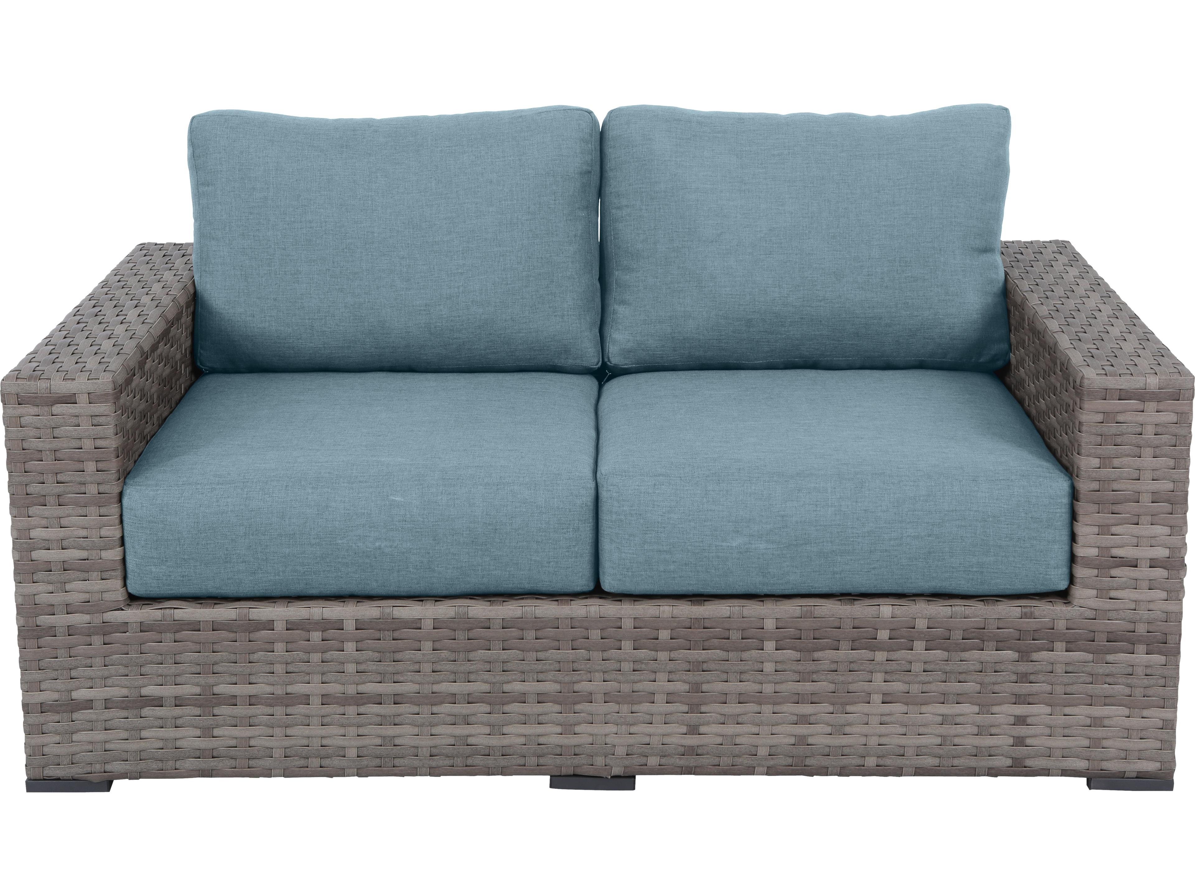 Bali Wicker Cushion Loveseat