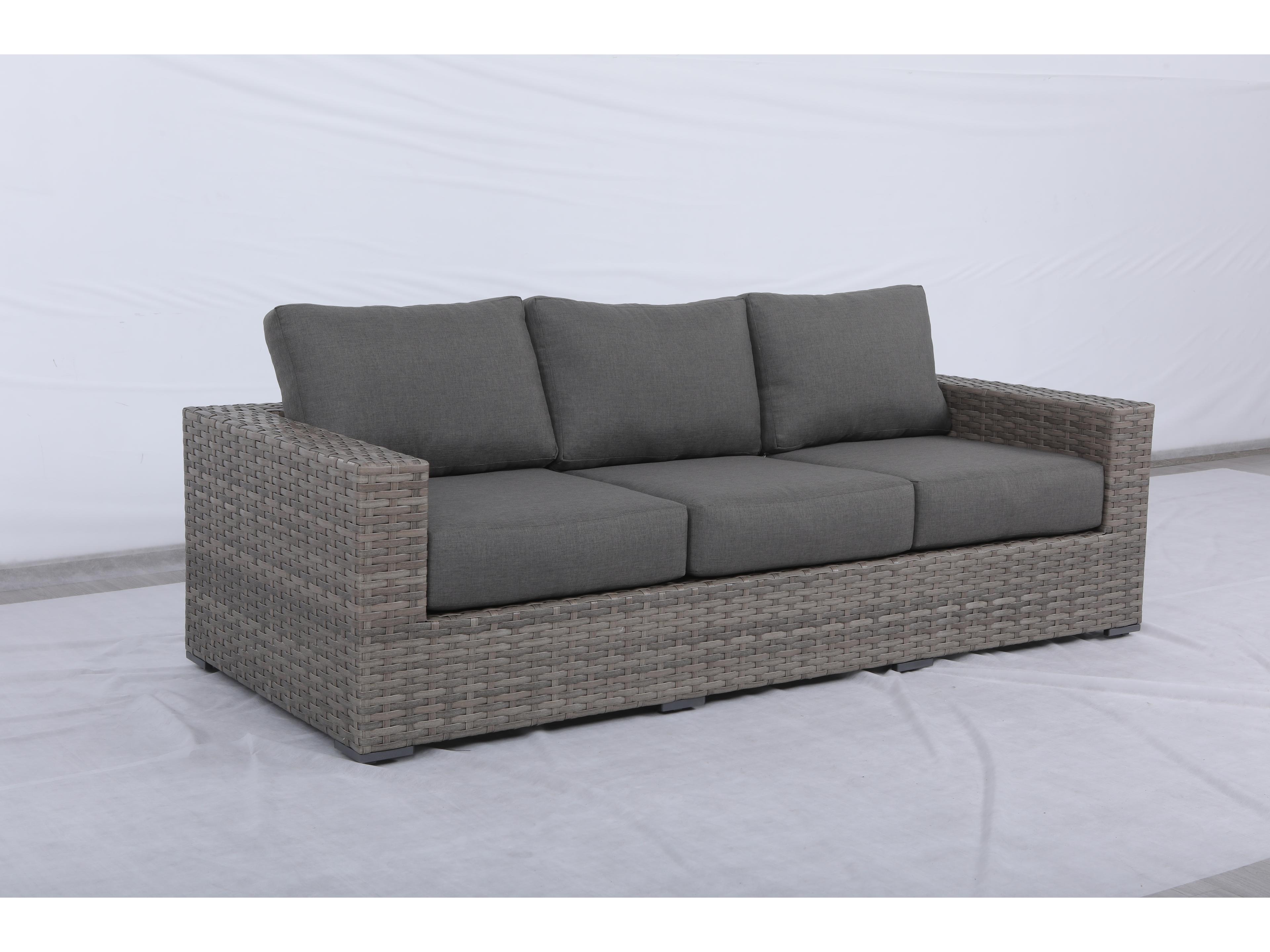 Teva Bali Wicker Outdoor Patio Sofa