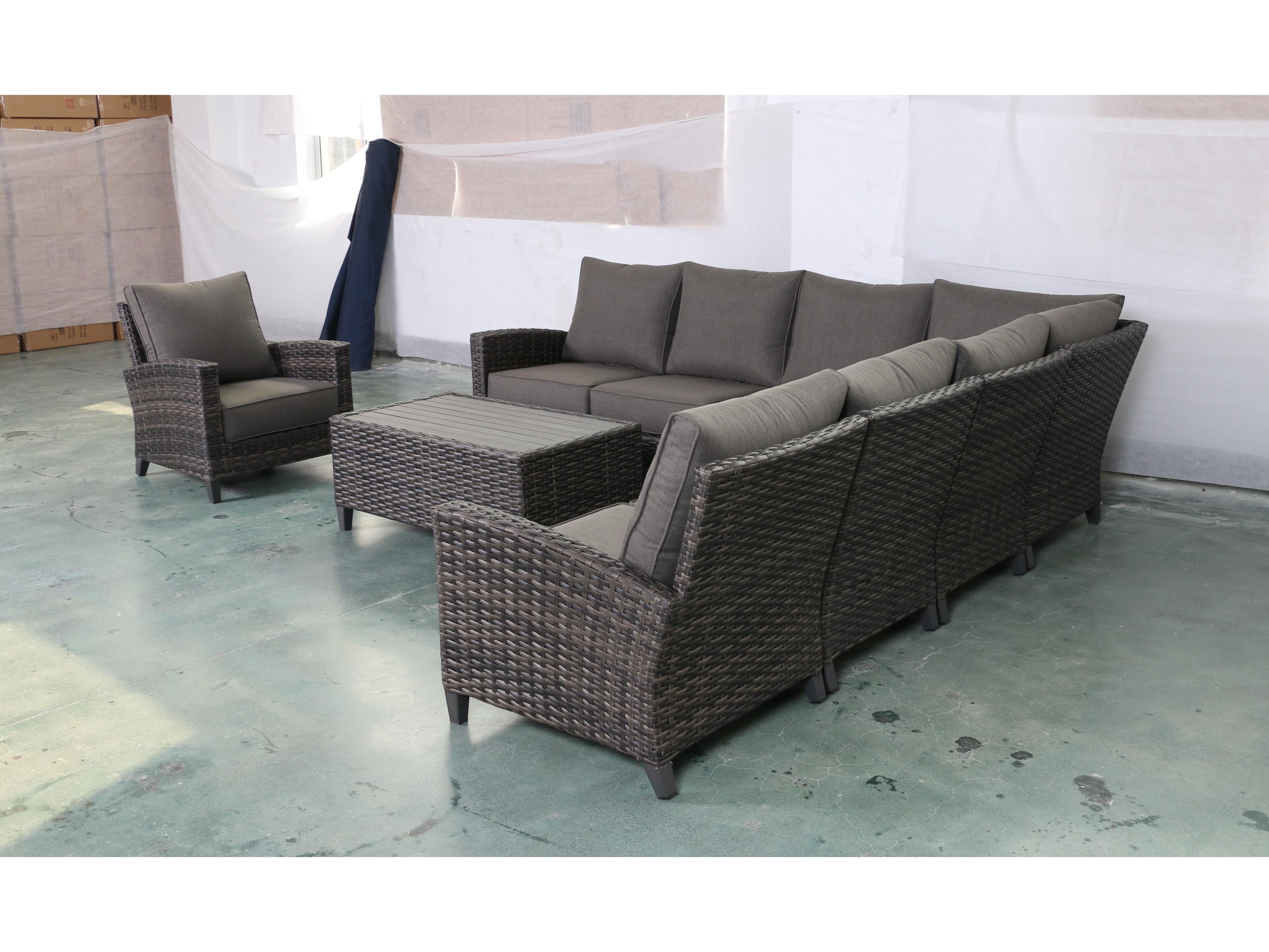 Teva Barbados 7 Piece Sectional Set with Club Chair