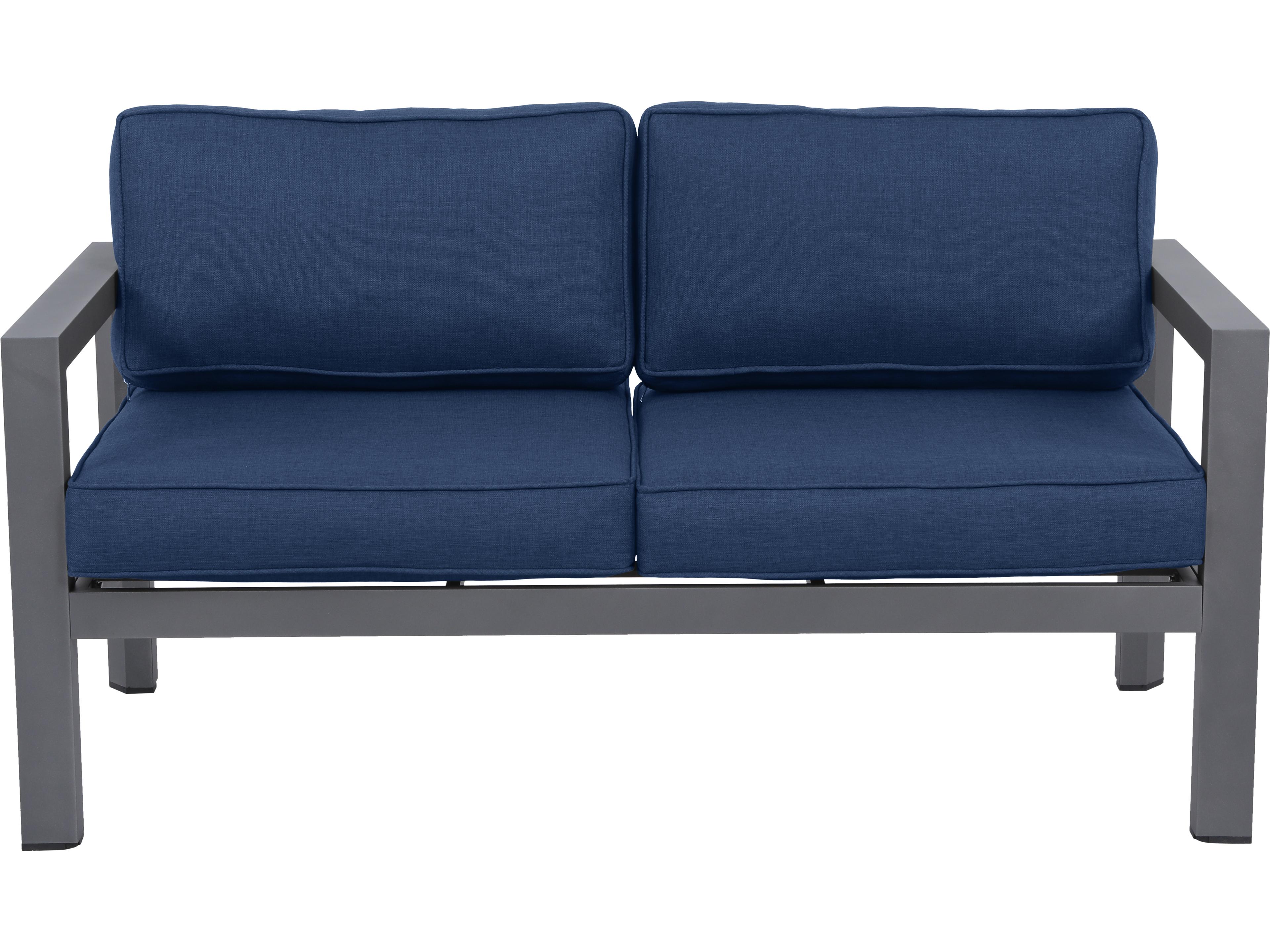Cabo Aluminum Cushion Loveseat