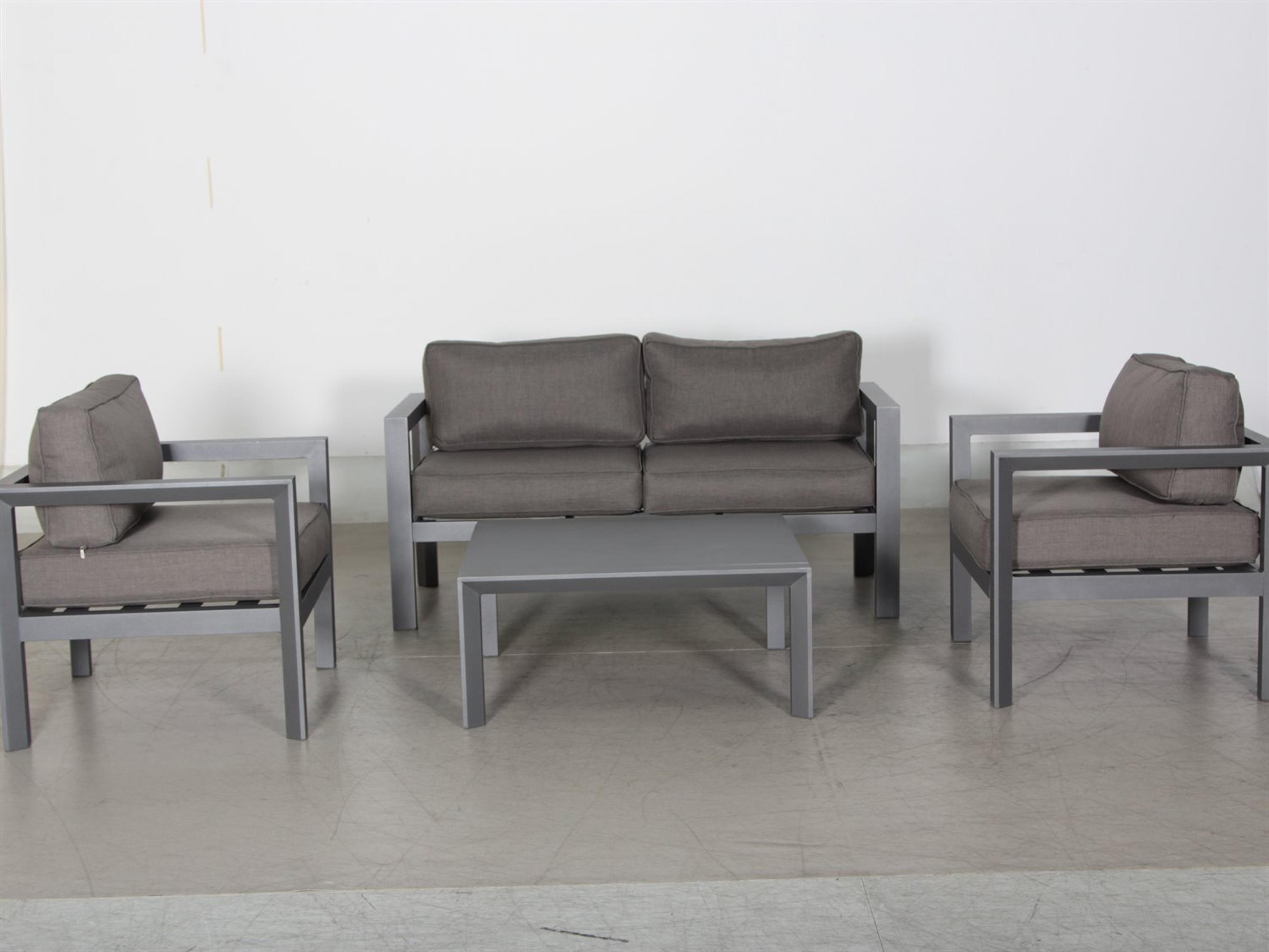 Cabo Aluminum Outdoor Lounge Set