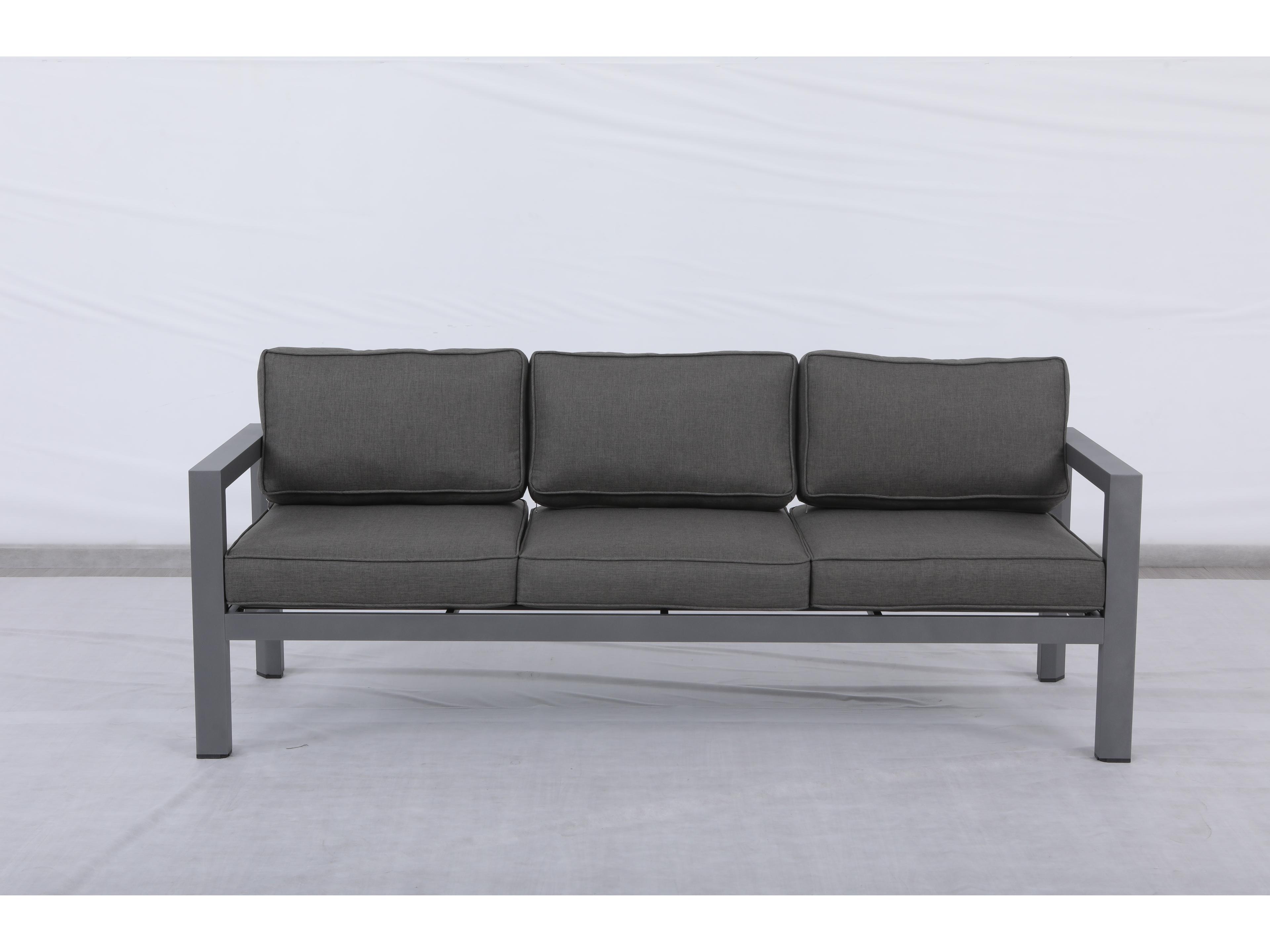 Cabo Aluminum Patio Sofa Modern Outdoor