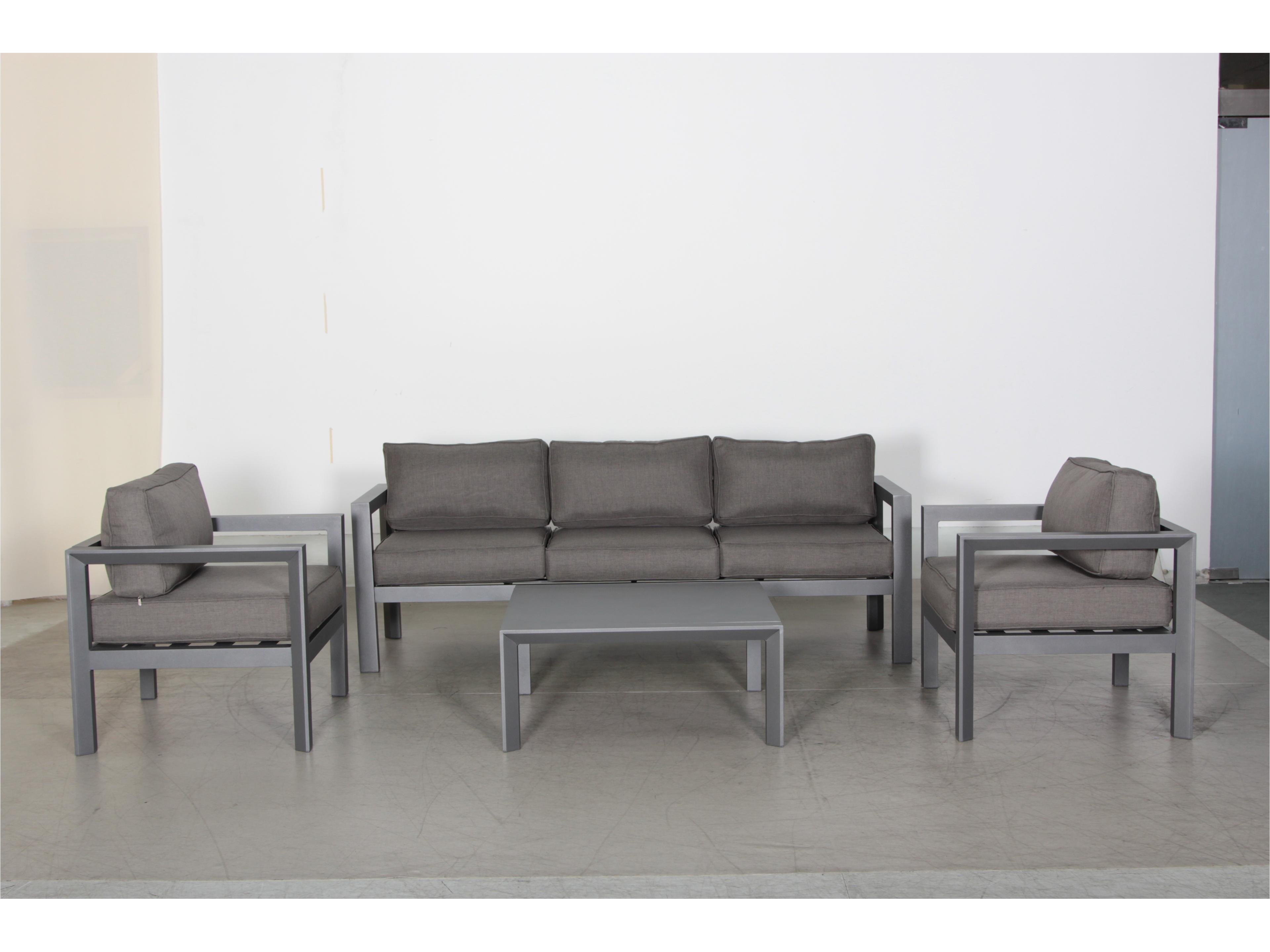 Cabo Aluminum Outdoor Patio Lounge Set