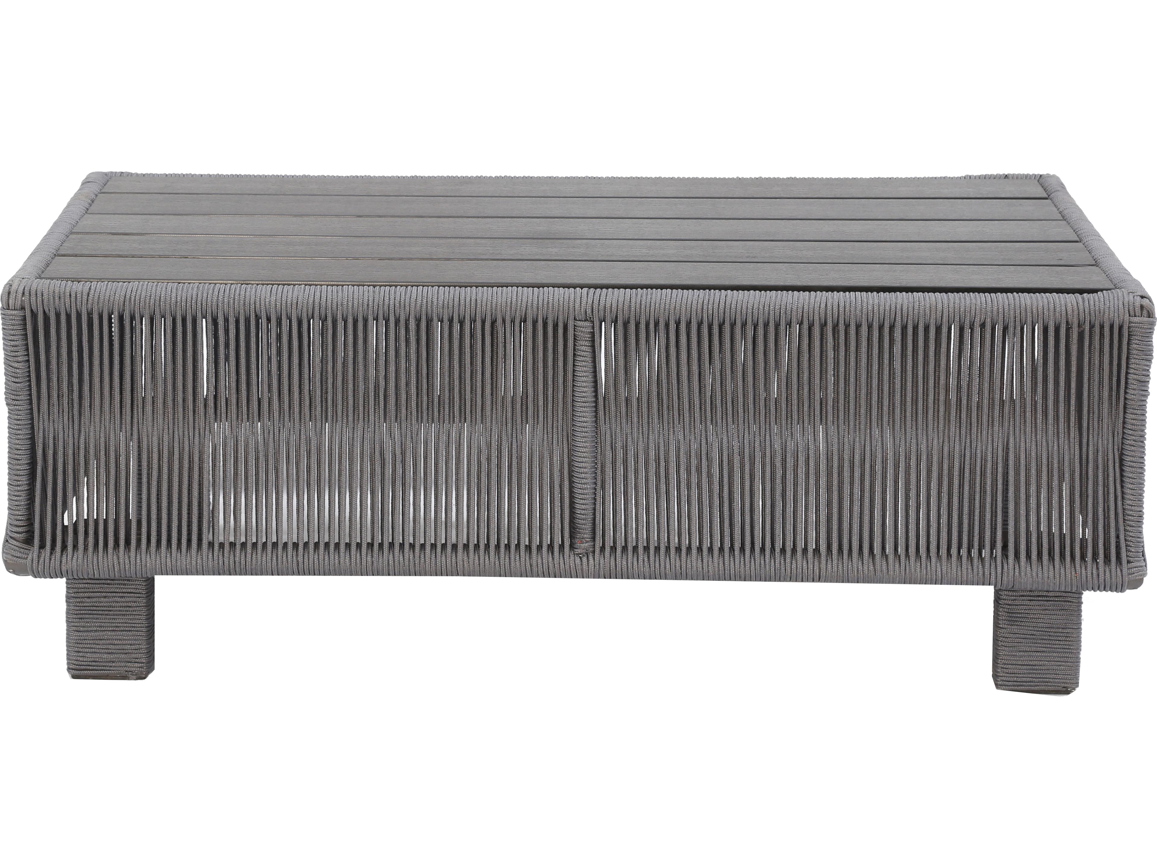 Cancun Outdoor Patio Coffee Table Aluminum