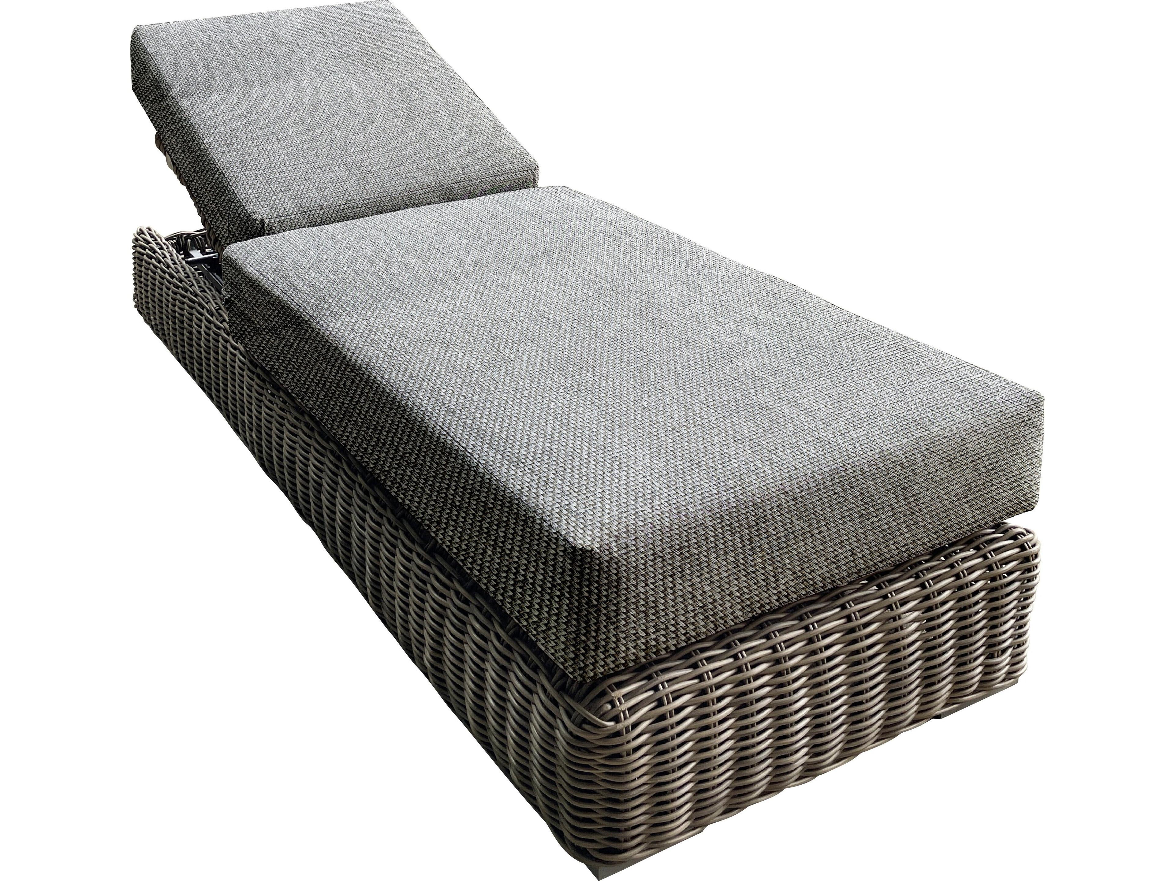 Tulum Wicker Cushion Chaise Lounge