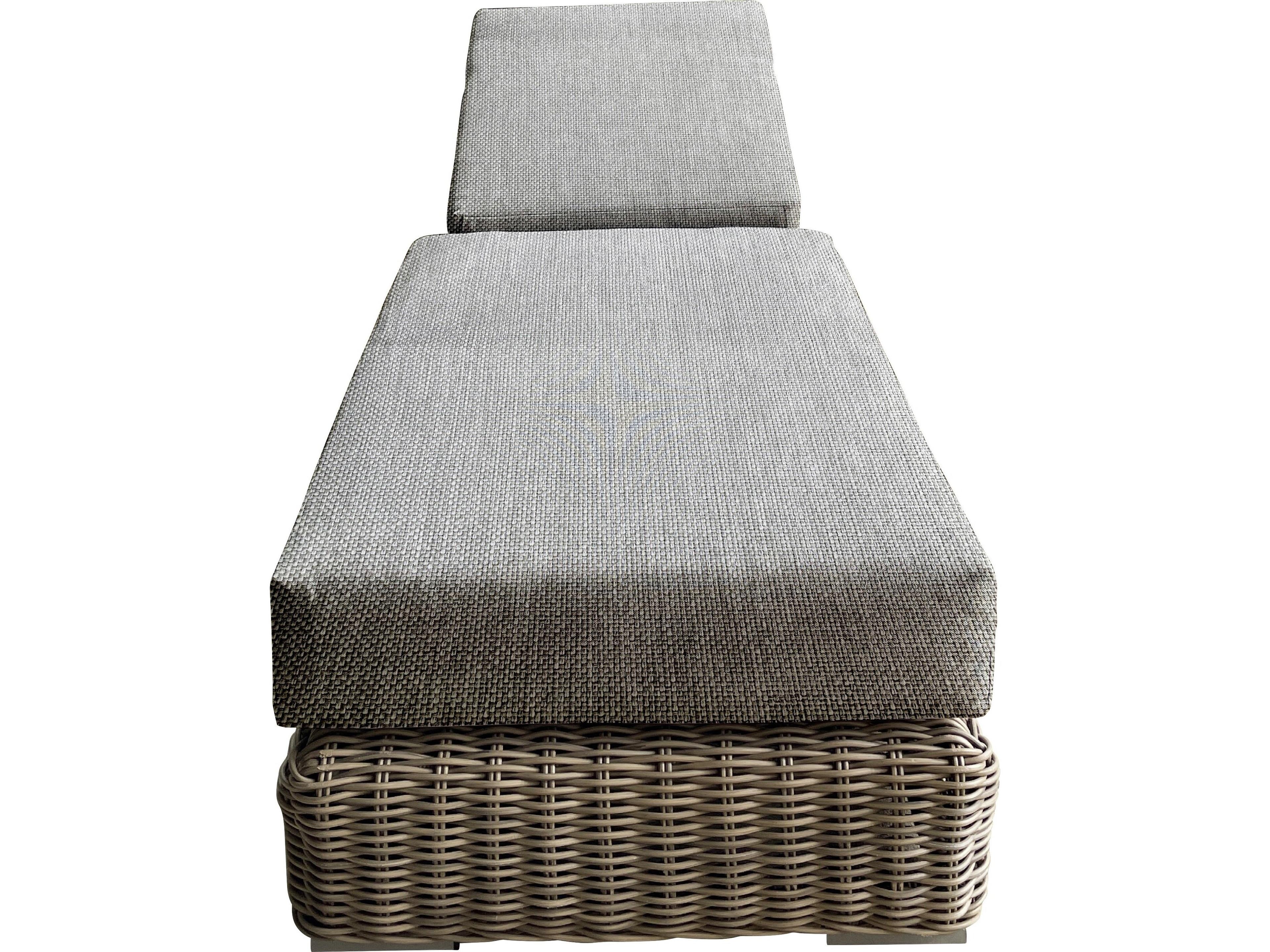 Teva Tulum Wicker Cushion Chaise Lounge