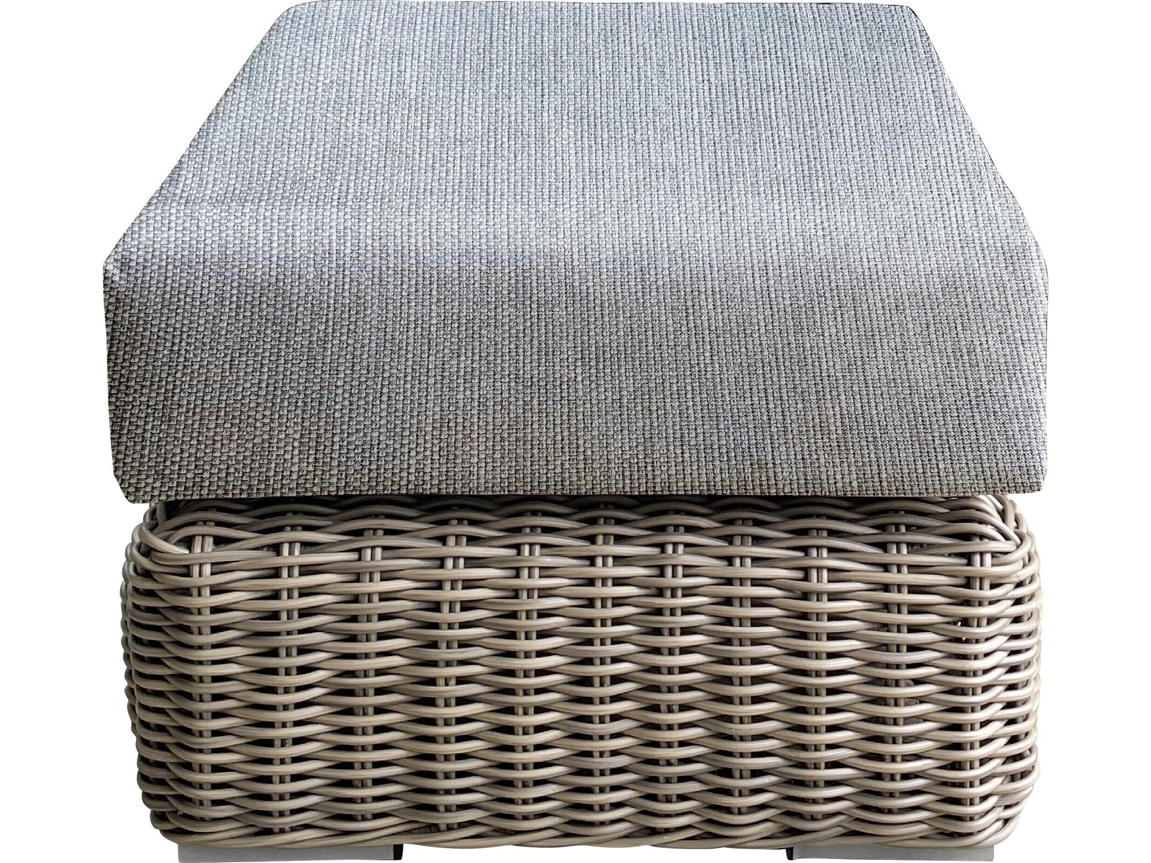 Teva Tulum Wicker Cushion Ottoman
