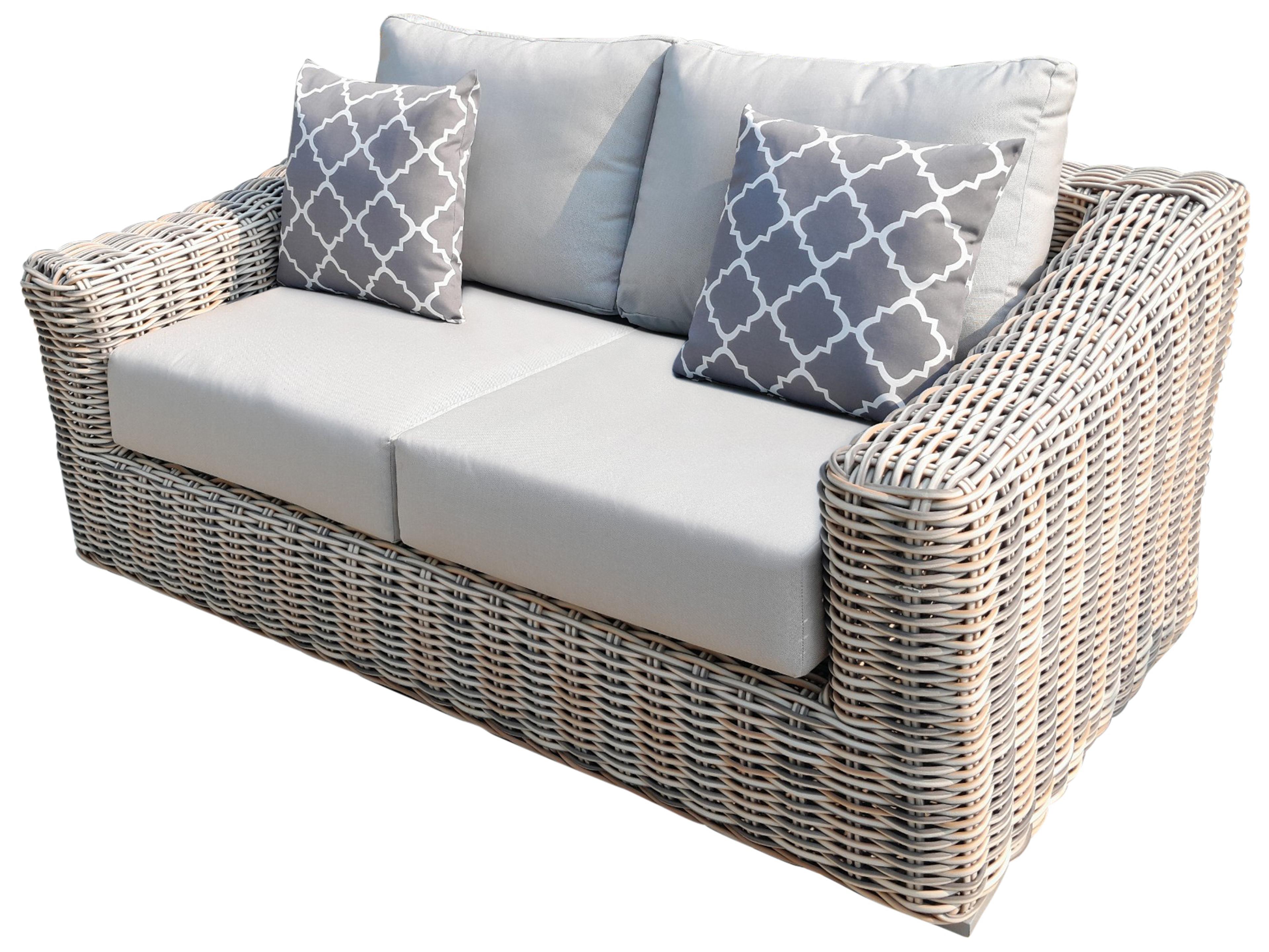 Hawaii Outdoor Loveseat Aluminum Frame