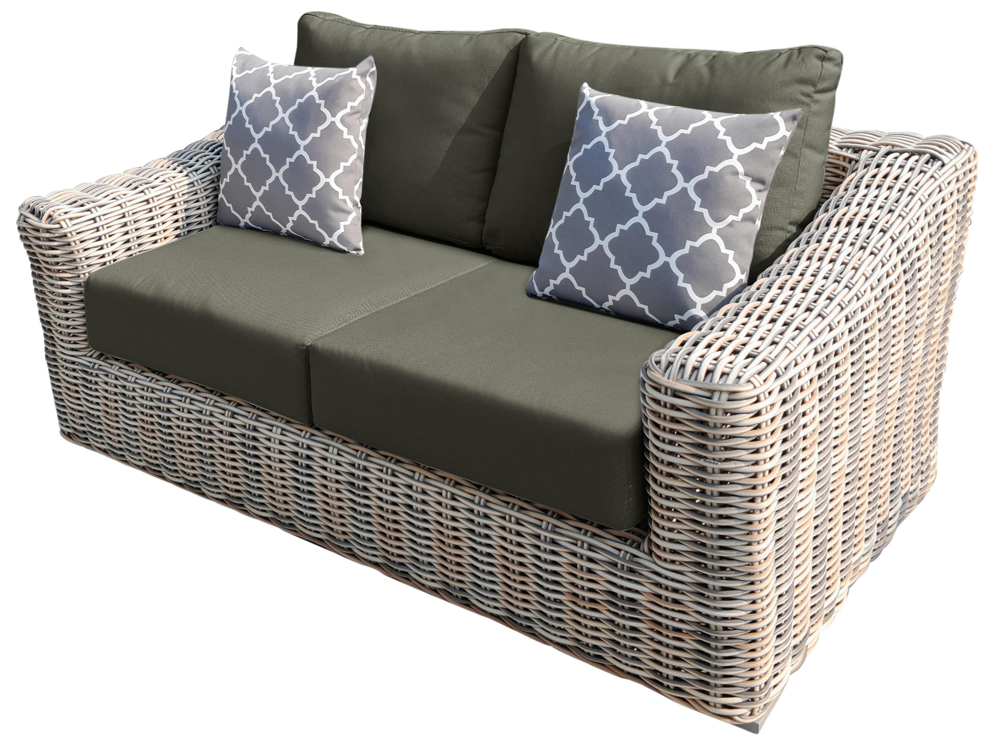 Hawaii Aluminum Cushion Loveseat