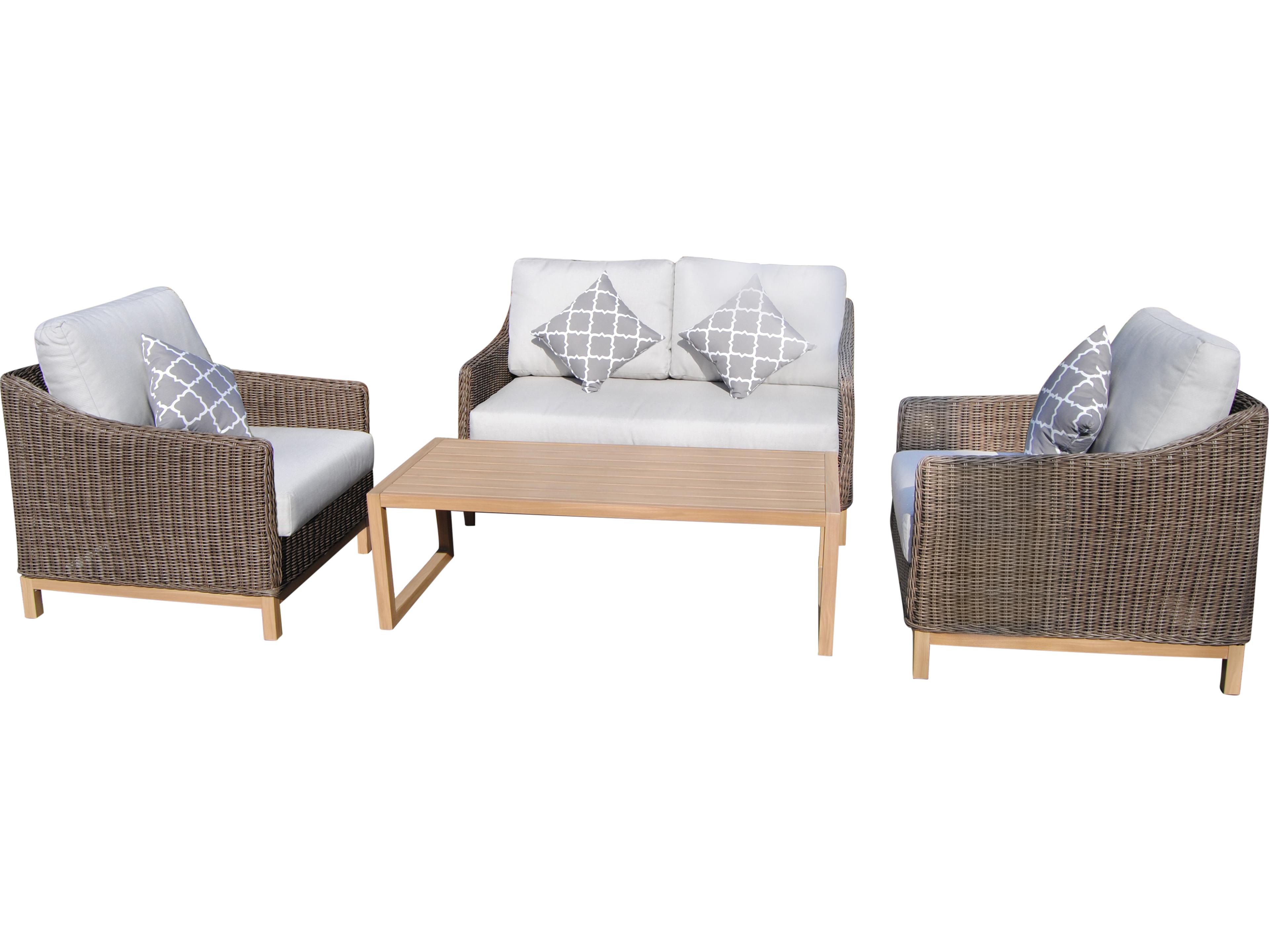 Teva Napa Wicker Cushion Lounge Set